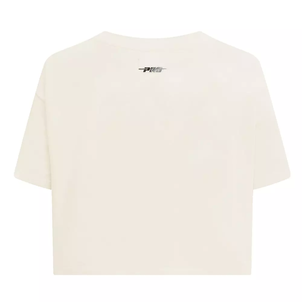 Pro Standard Women's MLB Arizona Diamondbacks Retro Classic Boxy Top - Cream - CREAM