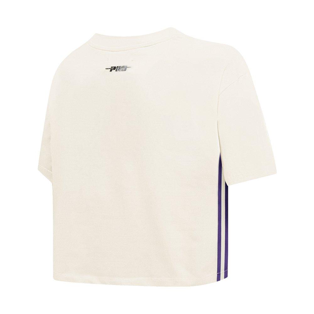 Pro Standard Women's MLB Arizona Diamondbacks Retro Classic Boxy Top - Cream - CREAM Thumbnail View 4