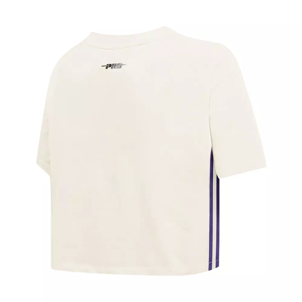 Pro Standard Women's MLB Arizona Diamondbacks Retro Classic Boxy Top -Cream - CREAM