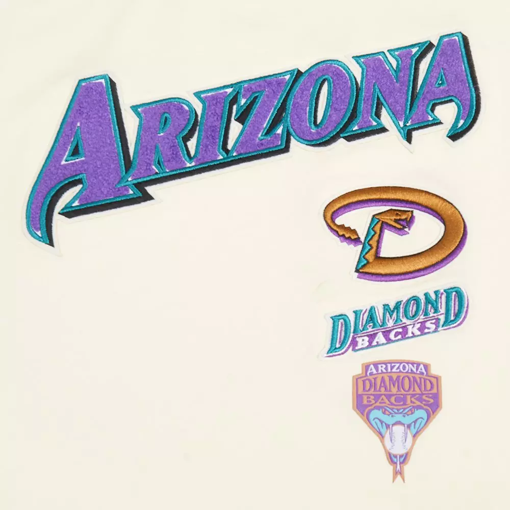 Pro Standard Women's MLB Arizona Diamondbacks Retro Classic Boxy Top - Cream - CREAM
