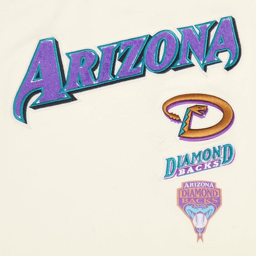 Pro Standard Women's MLB Arizona Diamondbacks Retro Classic Boxy Top -Cream - CREAM Thumbnail View 5