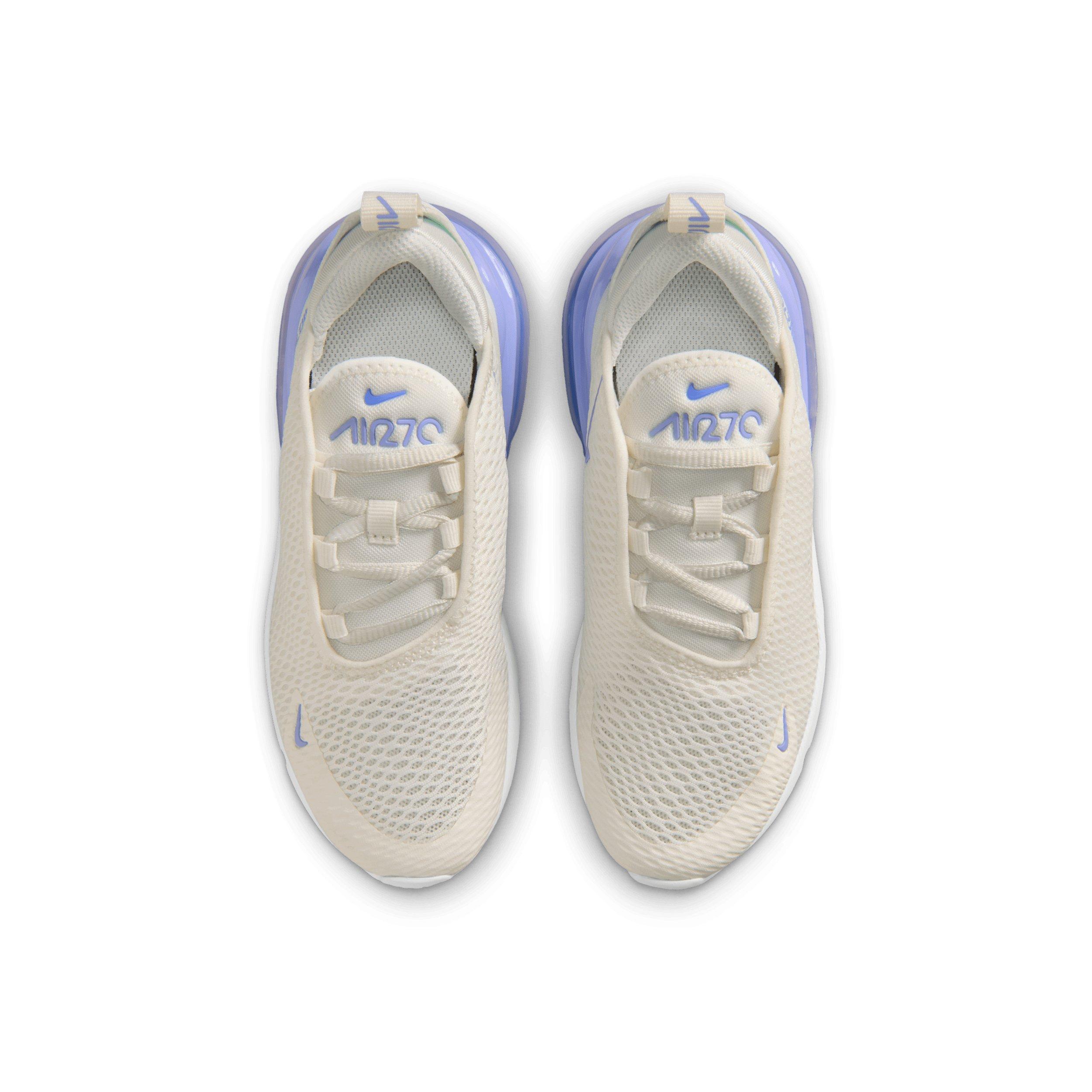 Nike Air Max 270 Preschool Girls' "Sail/Sapphire/Light Thistle" Shoe