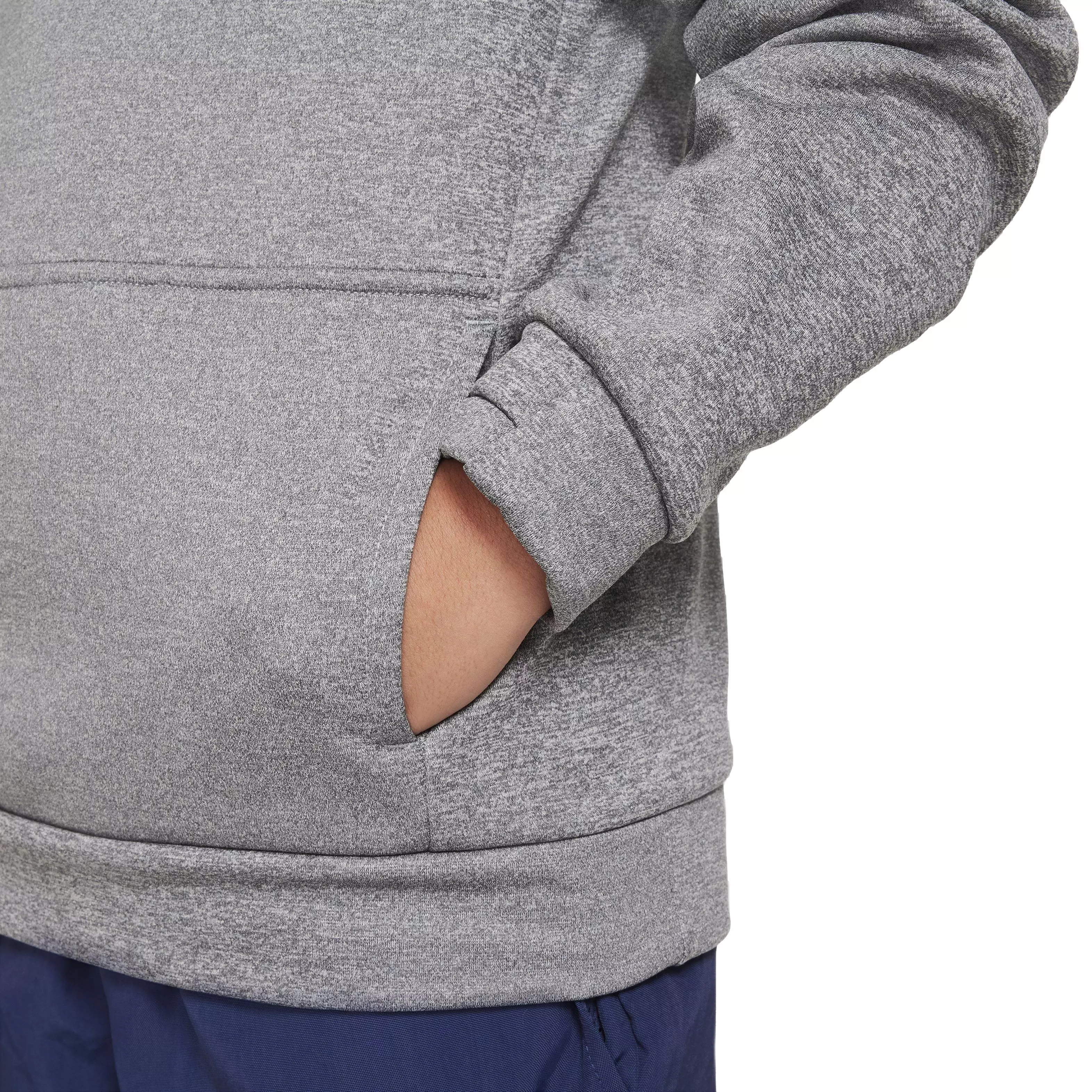 Nike Big Kids' Therma-FIT Pullover Hoodie - Grey - GREY