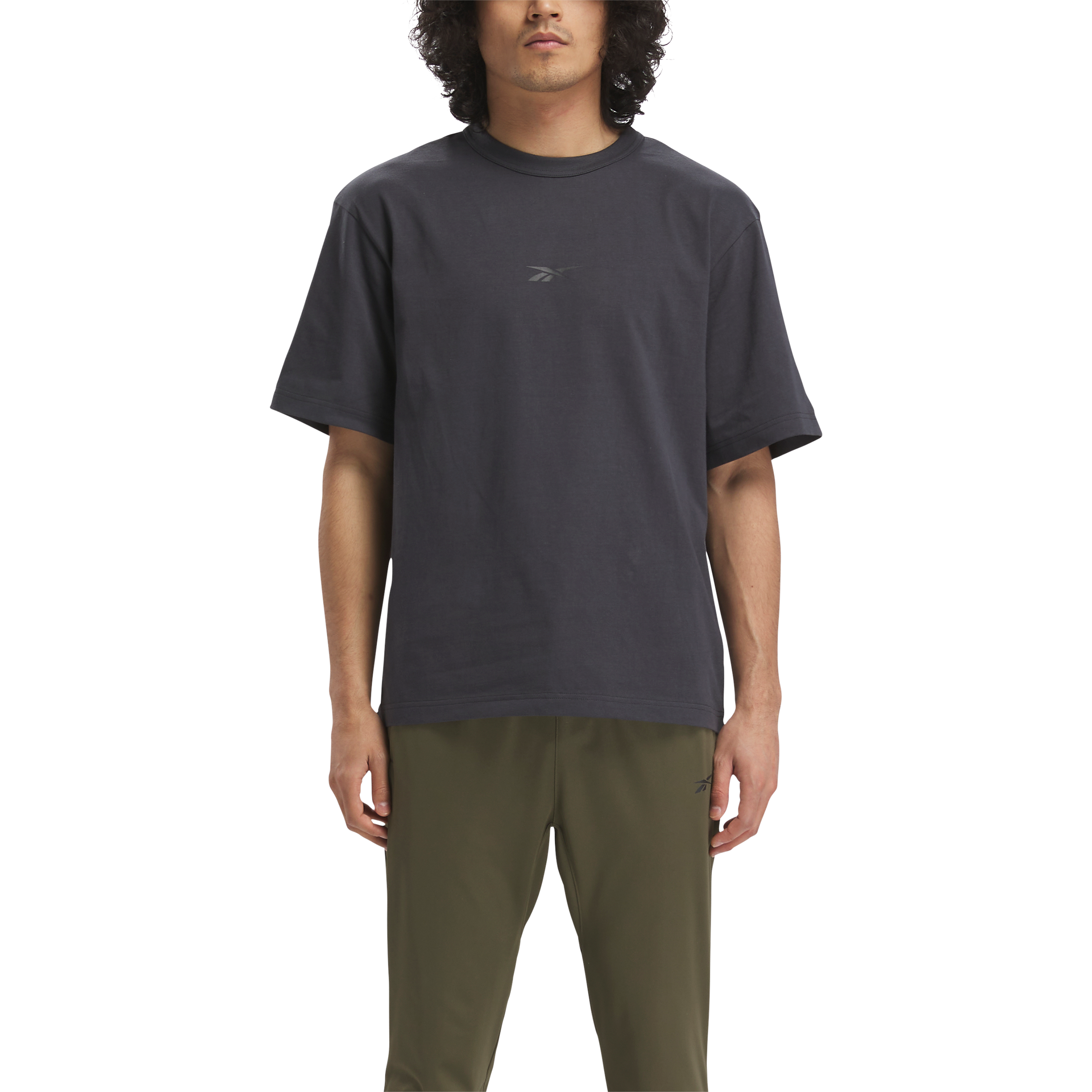 Reebok Men's No Matter The Test Graphic T-Shirt - Grey - GREY Thumbnail View 1