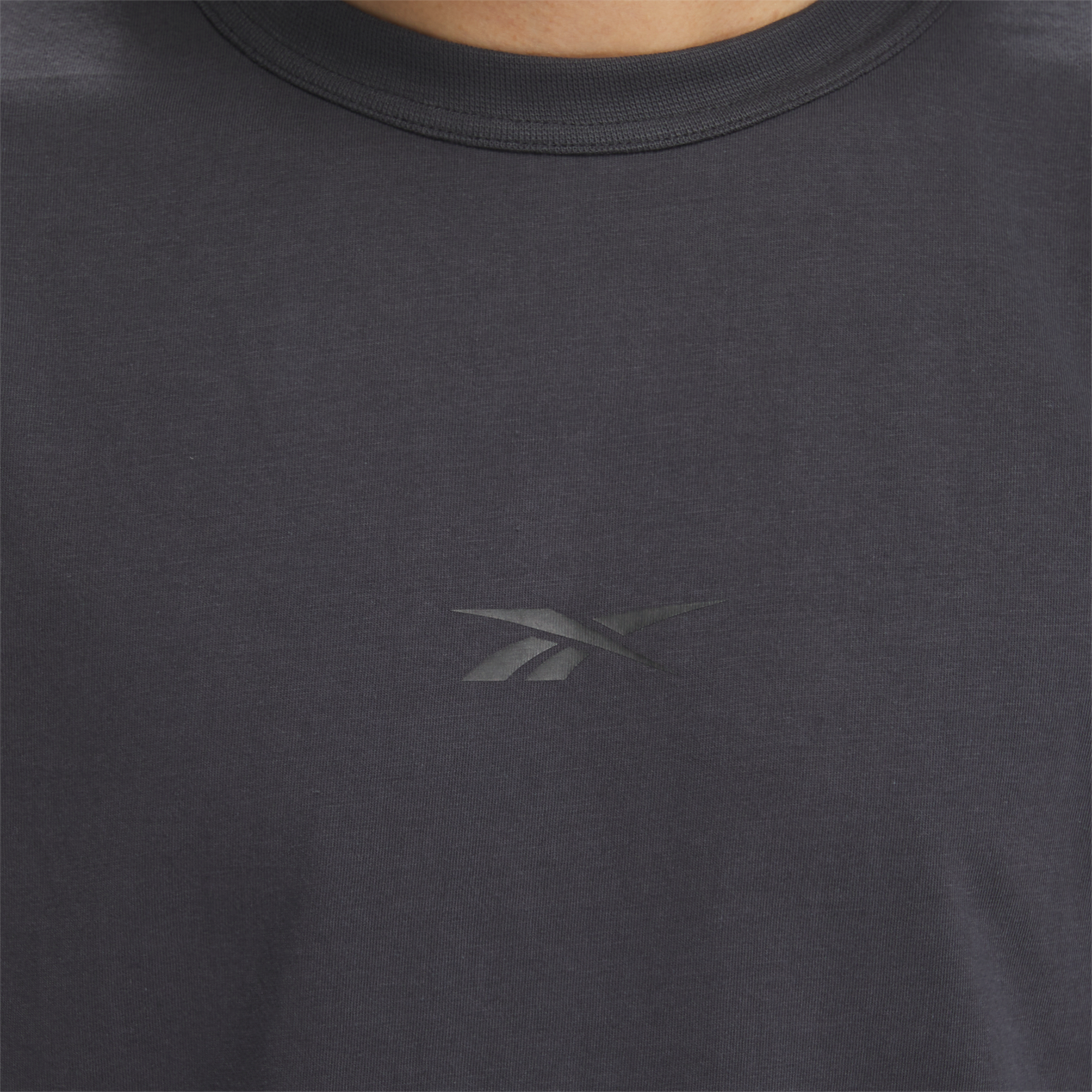 Reebok Men's No Matter The Test Graphic T-Shirt - Grey - GREY Thumbnail View 4