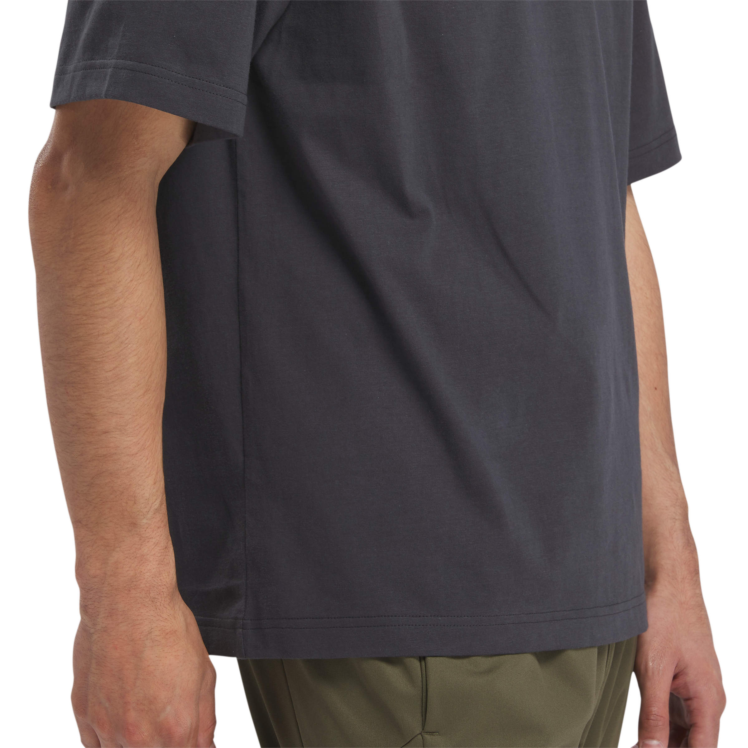 Reebok Men's No Matter The Test Graphic T-Shirt - Grey - GREY Thumbnail View 7