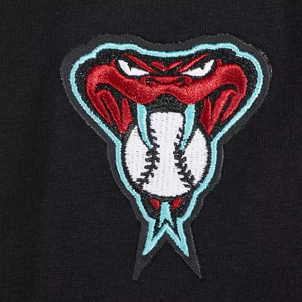 Pro Standard Women's MLB Arizona Diamondbacks Classic Short Sleeve SJ Slim Fit Top - Black - BLACK