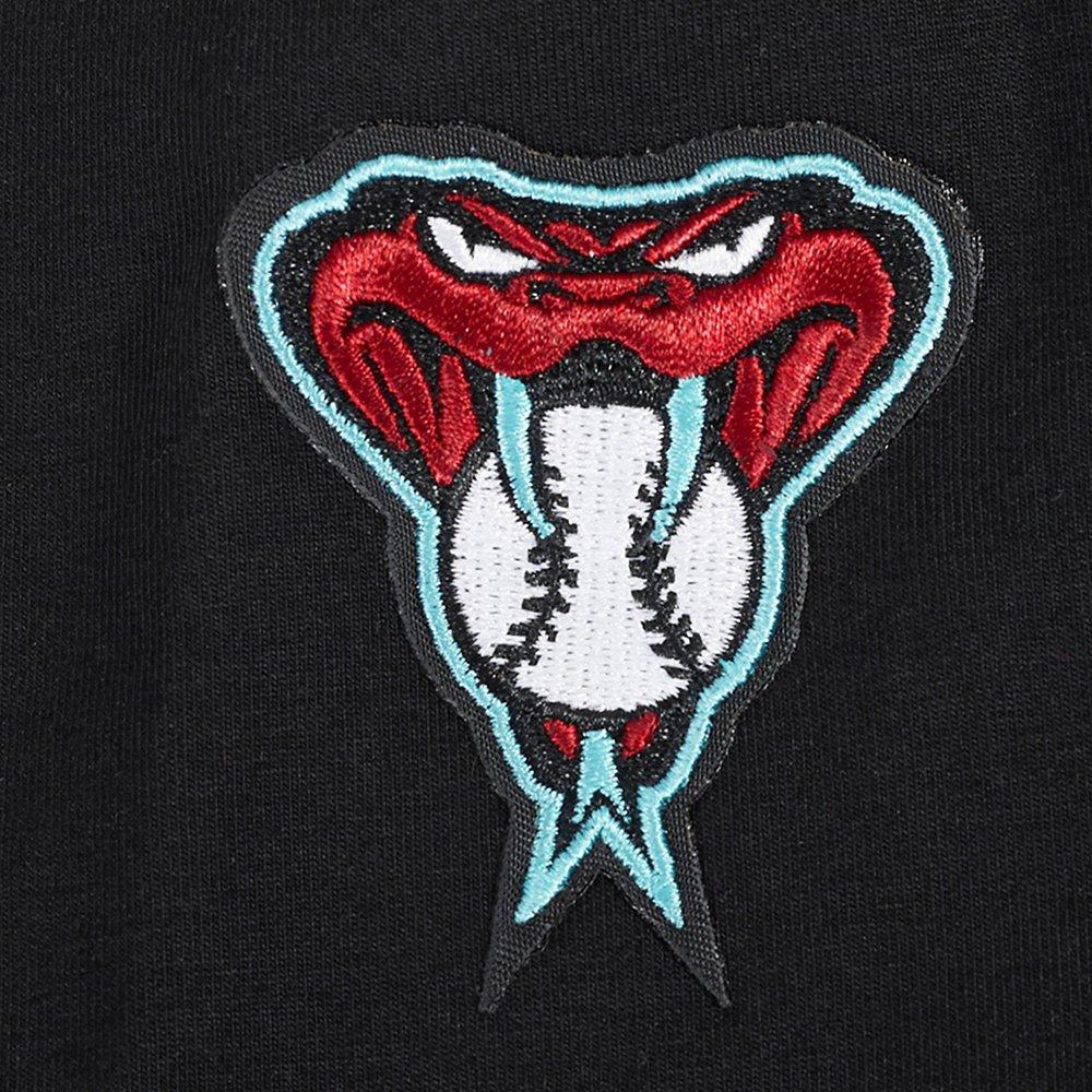 Pro Standard Women's MLB Arizona Diamondbacks Classic Short Sleeve SJ Slim Fit Top -Black - BLACK Thumbnail View 6