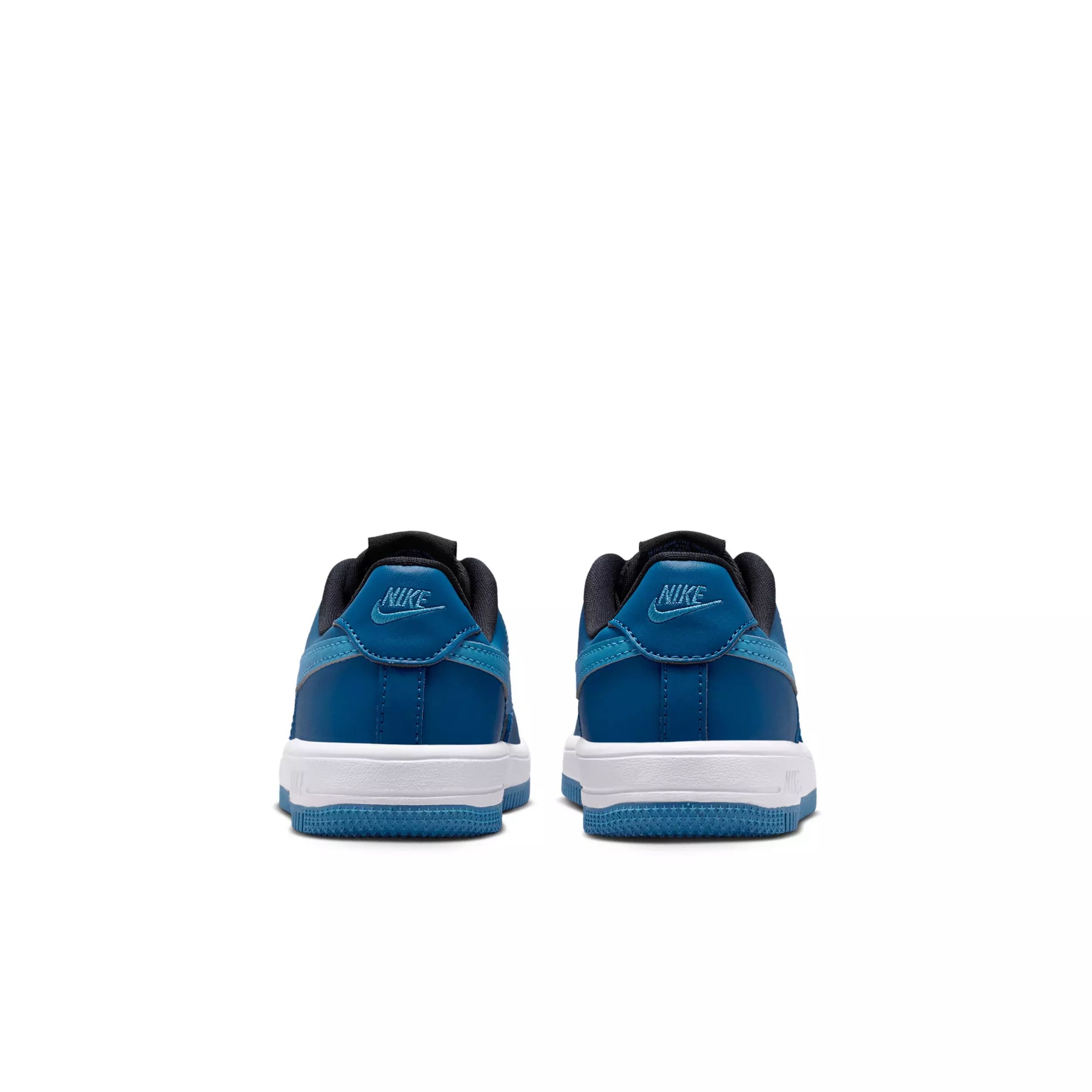Nike Force 1 Low "Black/Court Blue/White/Dutch Blue" Preschool Boys' Shoe - BLACK/BLUE/WHITE/BLUE