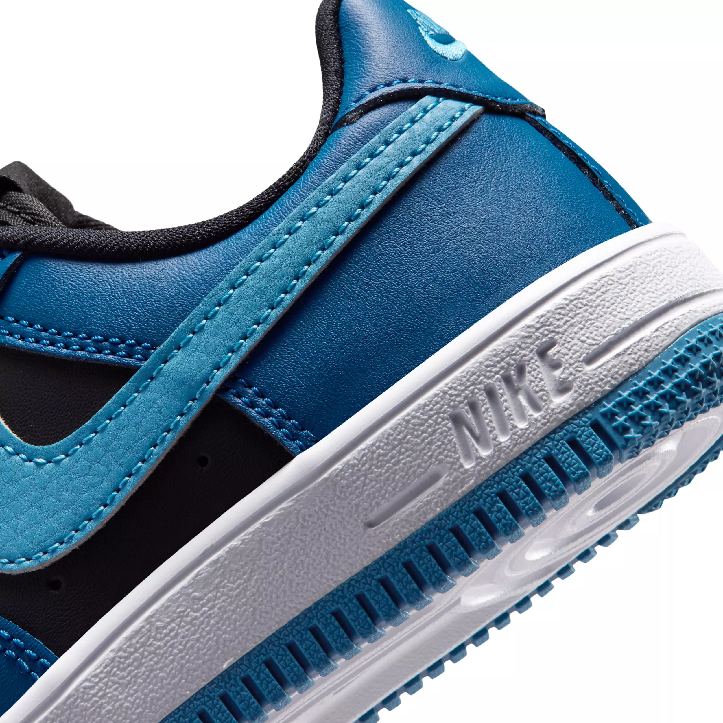 Nike Force 1 Low "Black/Court Blue/White/Dutch Blue" Preschool Boys' Shoe - BLACK/BLUE/WHITE/BLUE