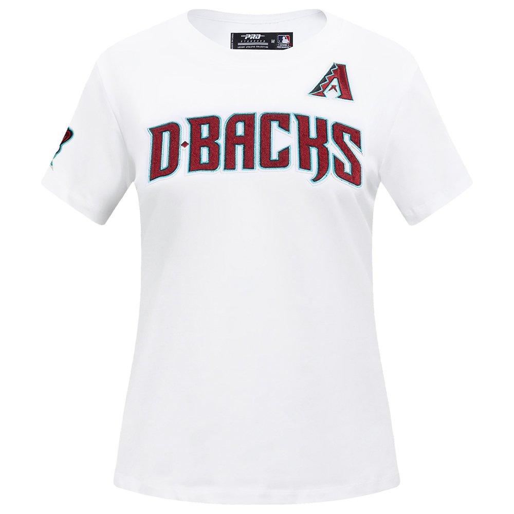 Pro Standard Women's MLB Arizona Diamondbacks Classic Short Sleeve SJ Slim Fit Top - White - WHITE Thumbnail View 1