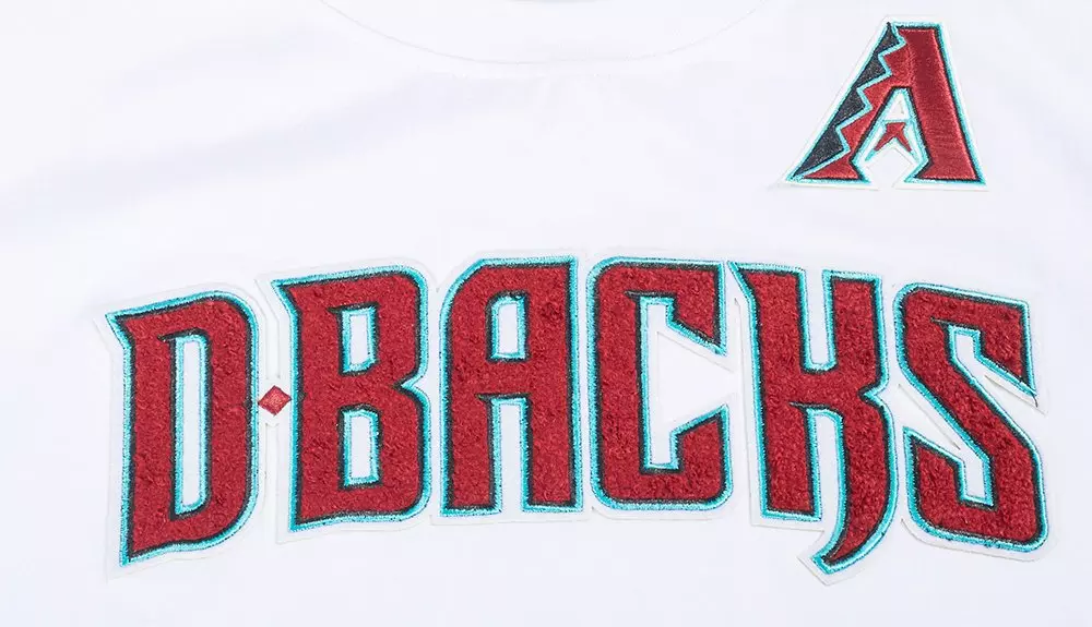 Pro Standard Women's MLB Arizona Diamondbacks Classic Short Sleeve SJ Slim Fit Top -White - WHITE