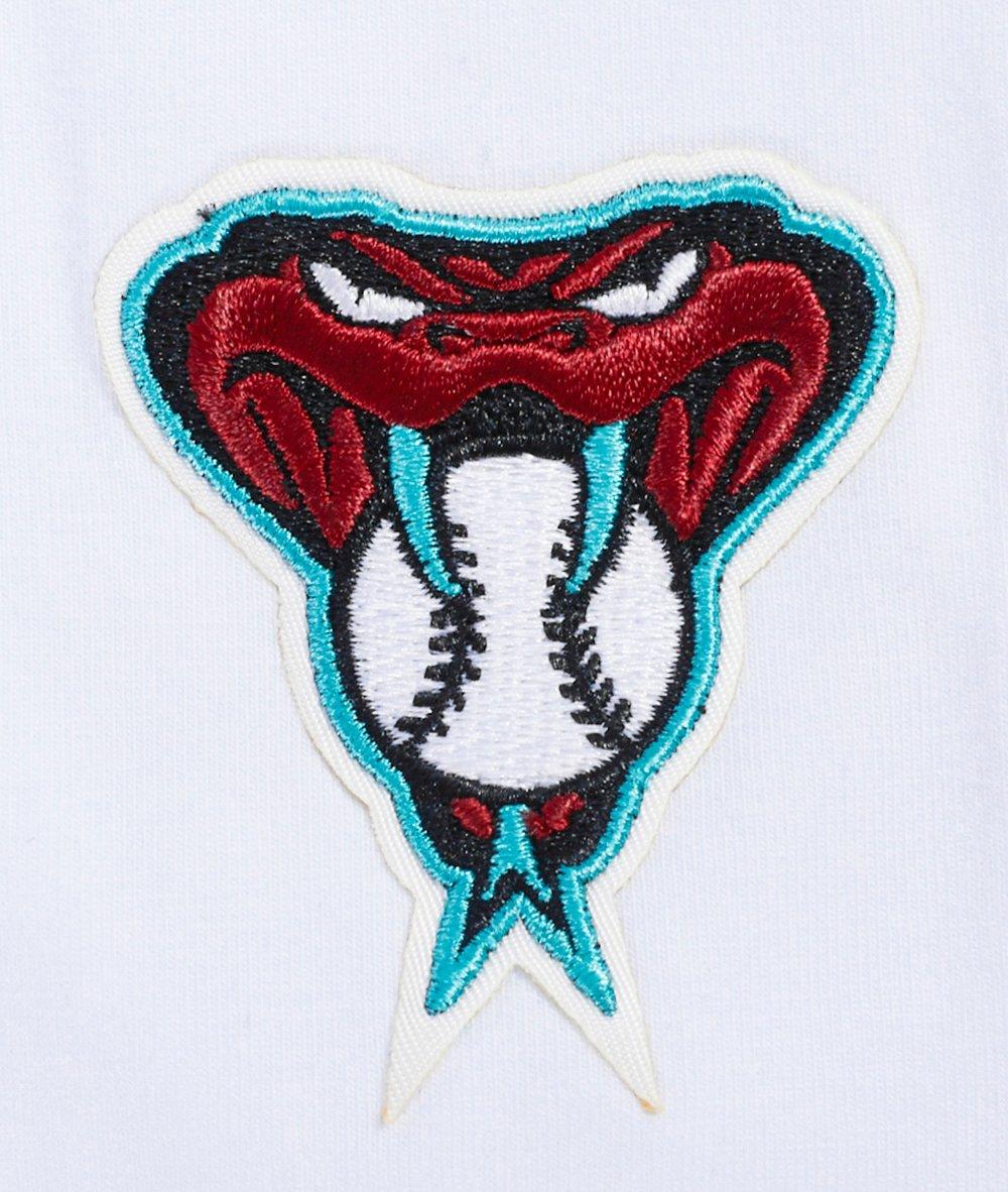 Pro Standard Women's MLB Arizona Diamondbacks Classic Short Sleeve SJ Slim Fit Top - White - WHITE Thumbnail View 6