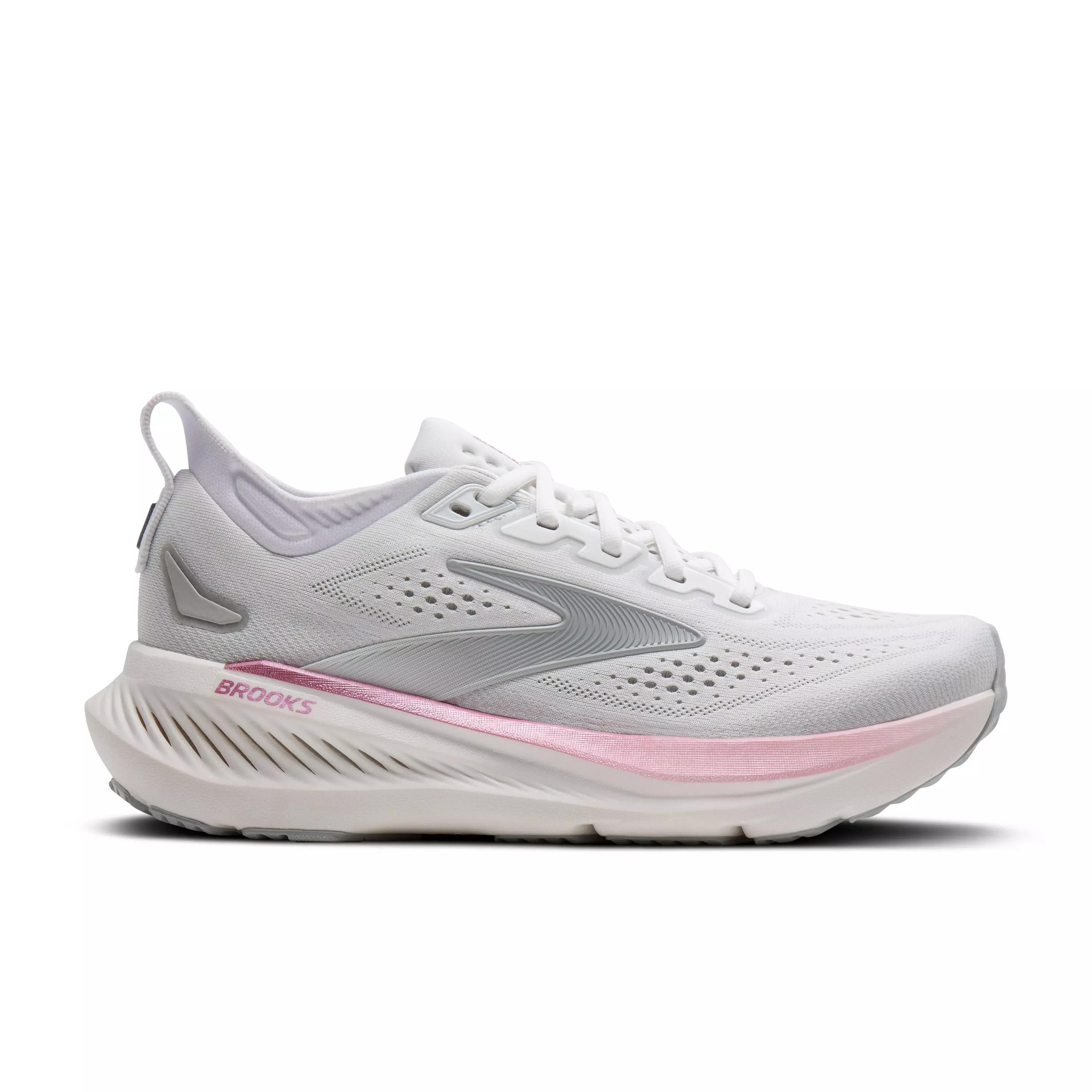 Brooks Glycerin 23 "White/Harbor Mist/Metallic" Women's Running Shoe - WHITE/MIST/METALLIC
