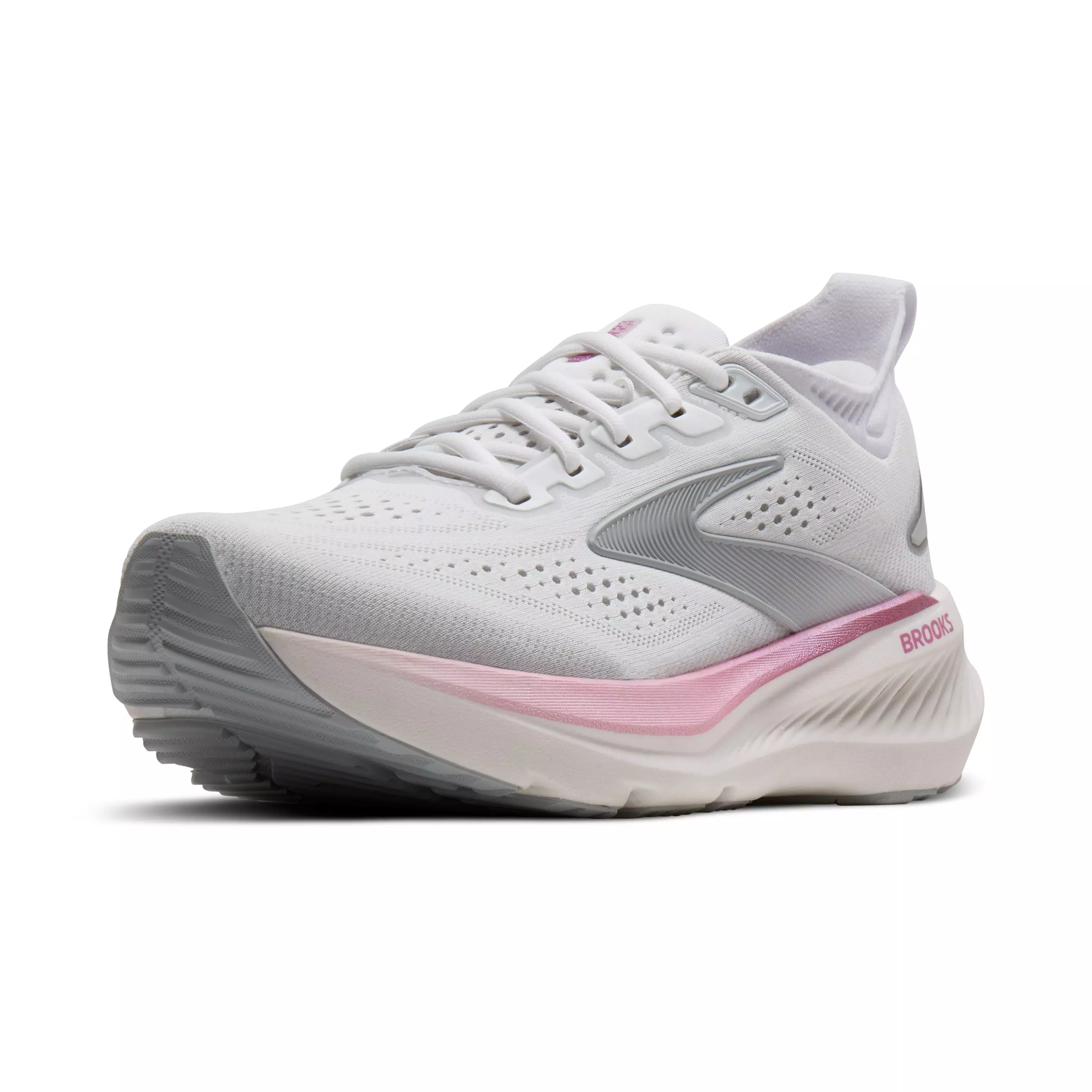 Brooks Glycerin 23 "White/Harbor Mist/Metallic" Women's Running Shoe - WHITE/MIST/METALLIC