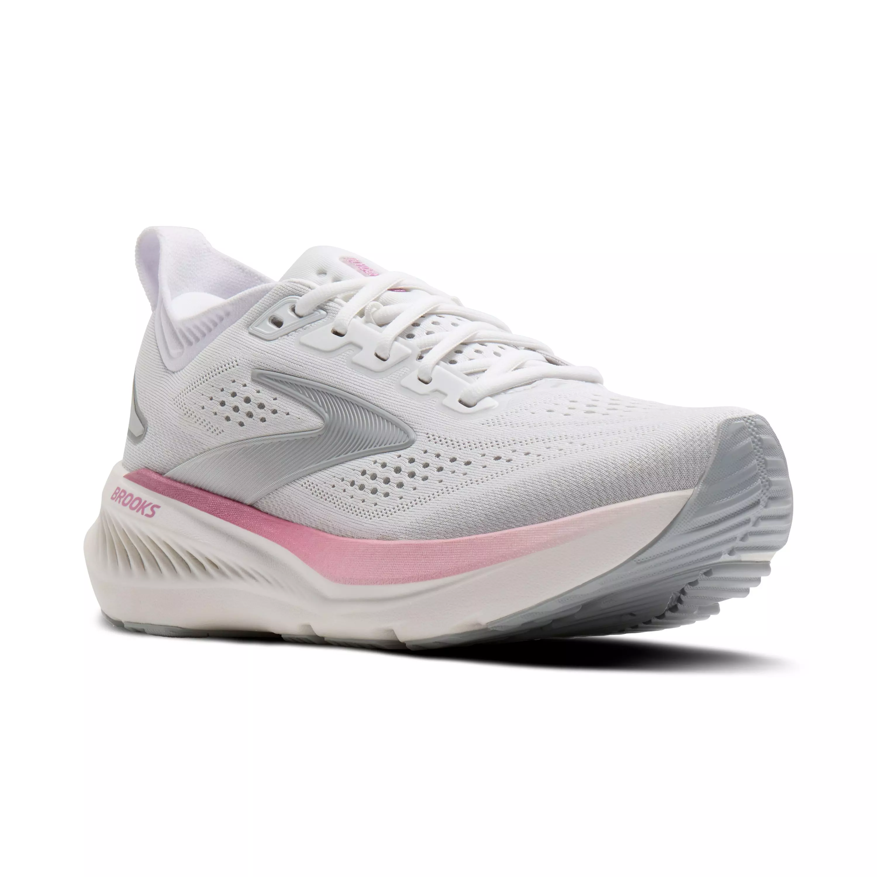 Brooks Glycerin 23 "White/Harbor Mist/Metallic" Women's Running Shoe - WHITE/MIST/METALLIC