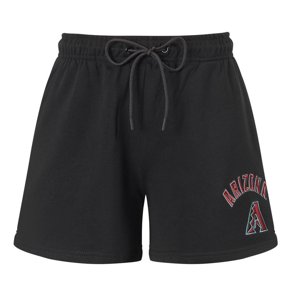 Pro Standard Women's MLB Arizona Diamondbacks Classic Fleece Shorts - Black - BLACK Thumbnail View 1