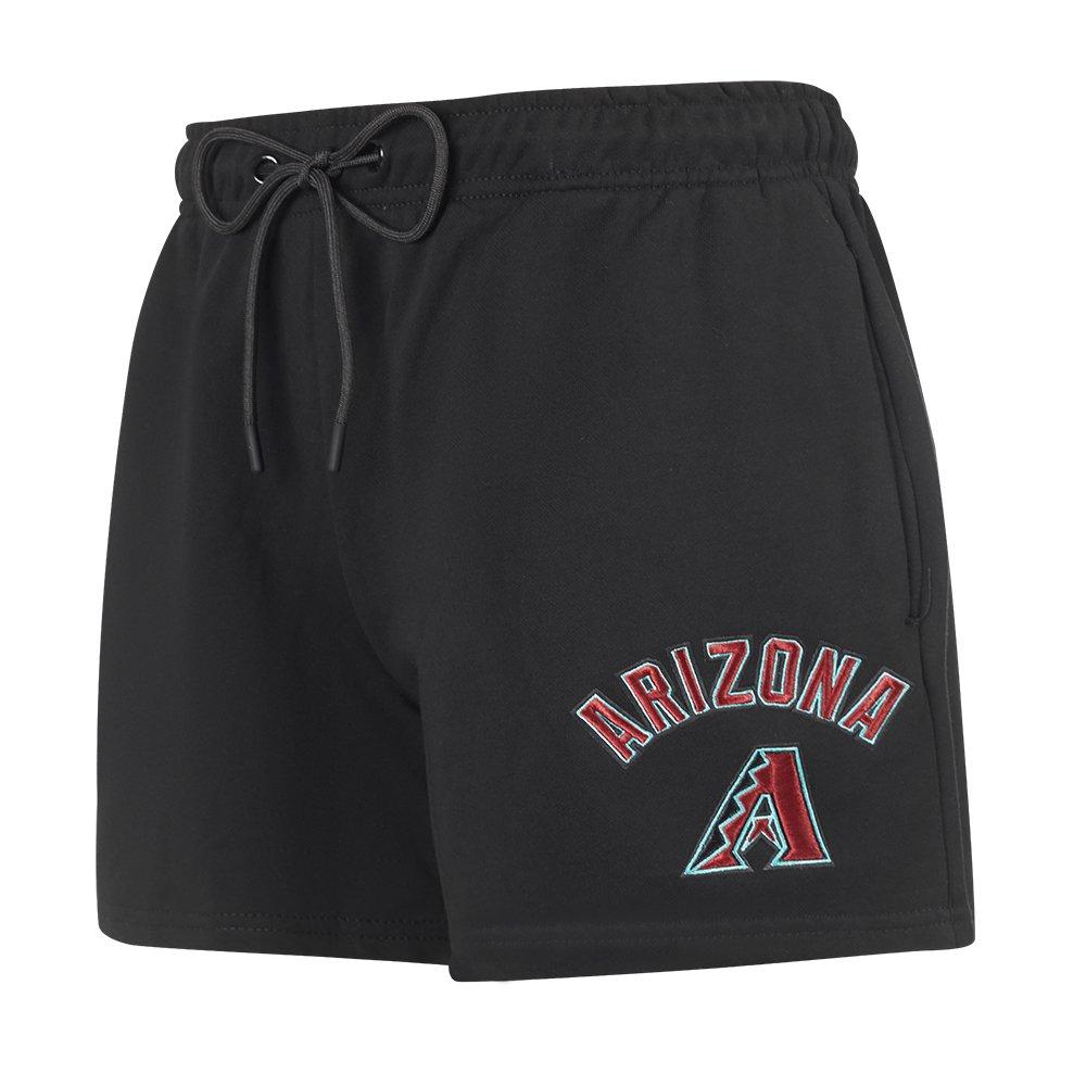 Pro Standard Women's MLB Arizona Diamondbacks Classic Fleece Shorts -Black - BLACK Thumbnail View 3
