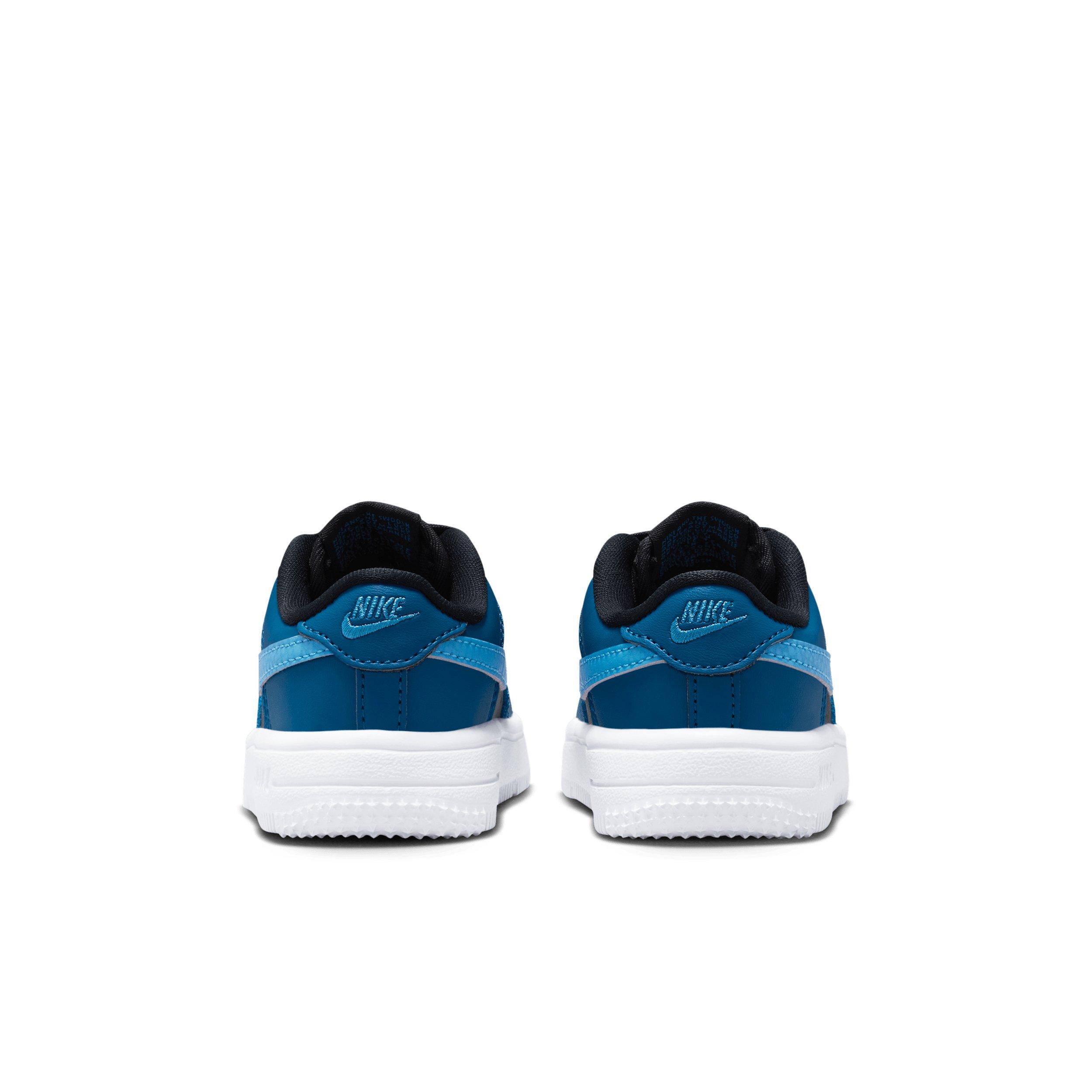Nike Force 1 Low "Black/Court Blue/White/Dutch Blue" Infant Boys' Shoe - BLACK/BLUE/WHITE/BLUE Thumbnail View 5