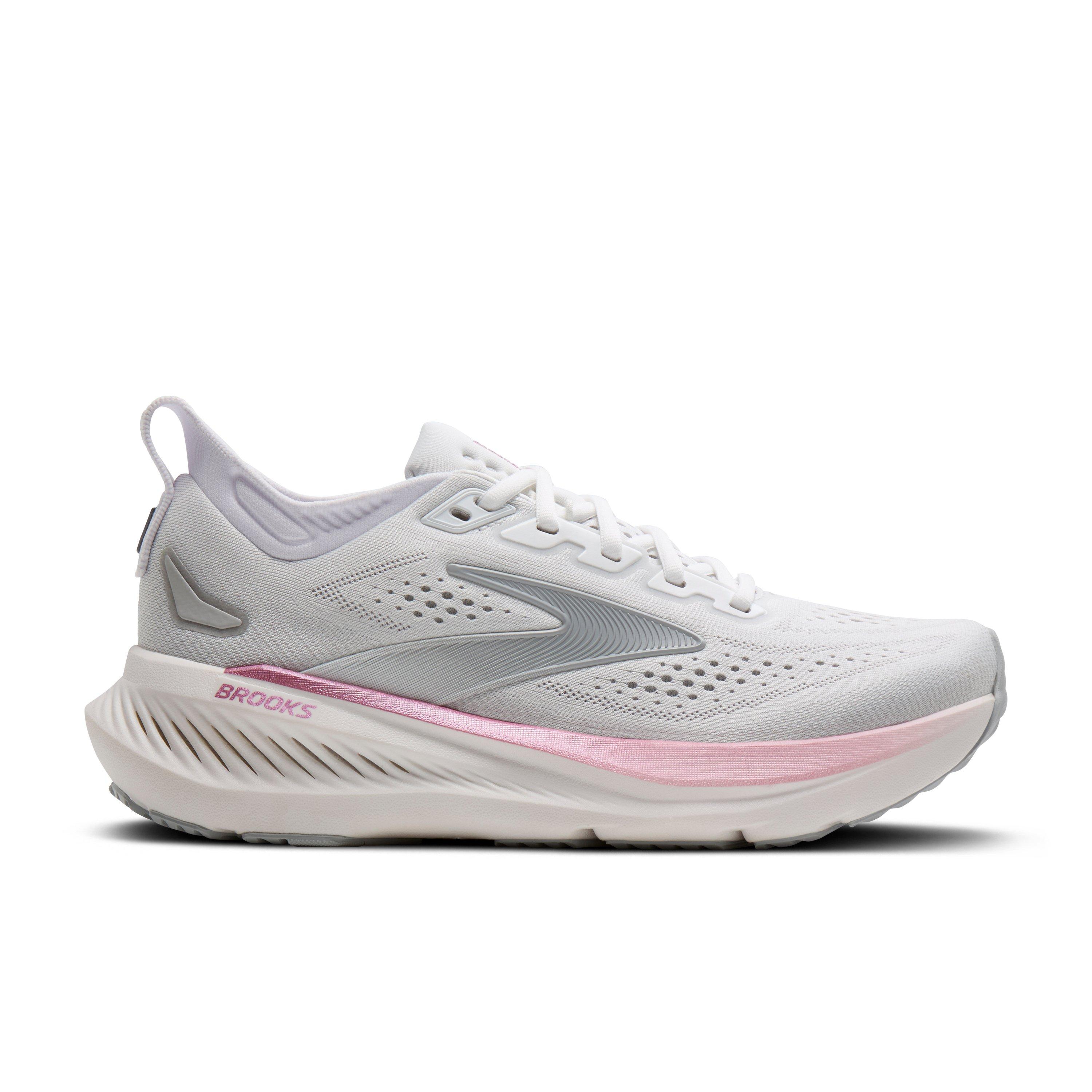 Brooks Glycerin 23 "White/Harbor Mist/Metallic" Women's Wide Running Shoe - WHITE/MIST/METALLIC