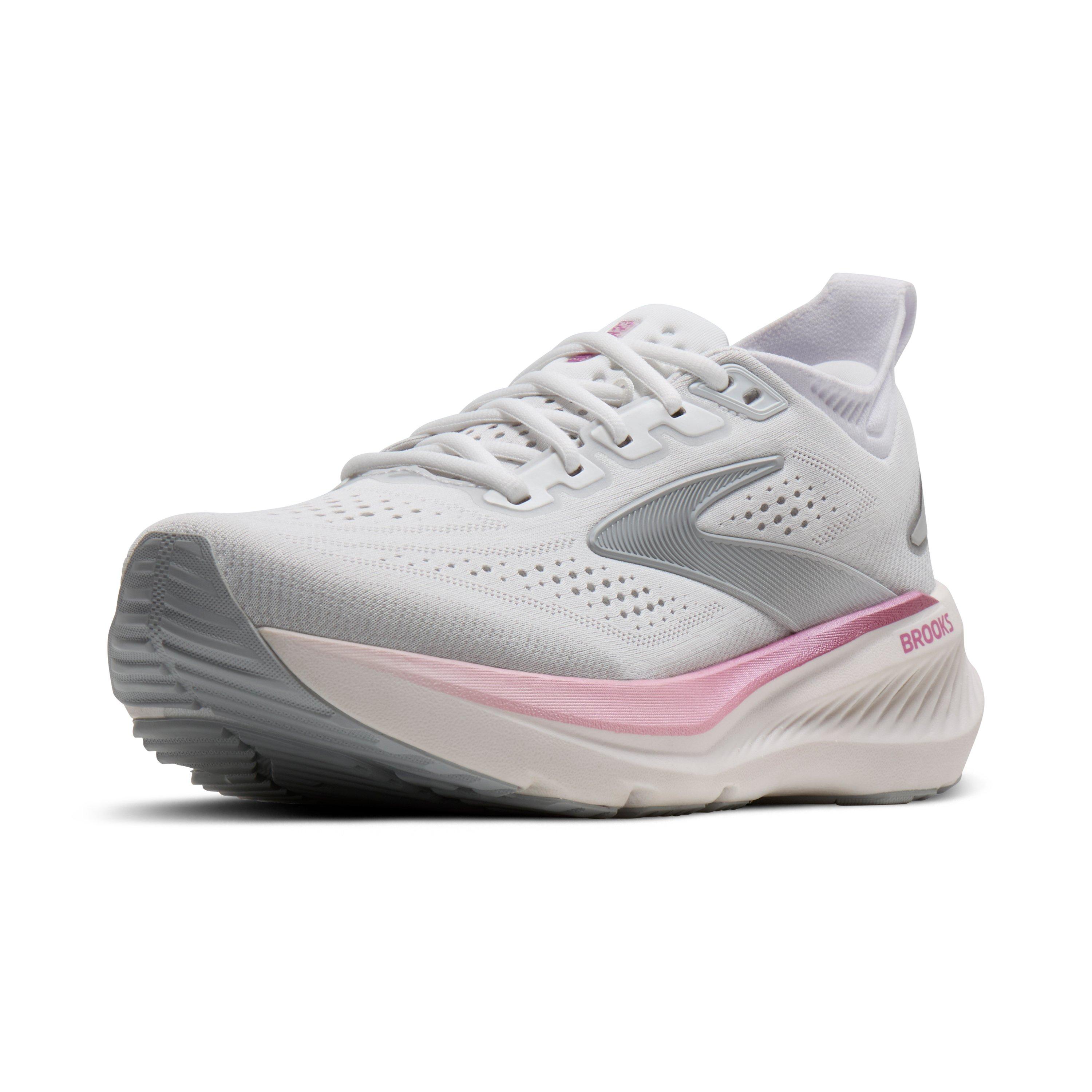 Brooks Glycerin 23 "White/Harbor Mist/Metallic" Women's Wide Running Shoe - WHITE/MIST/METALLIC