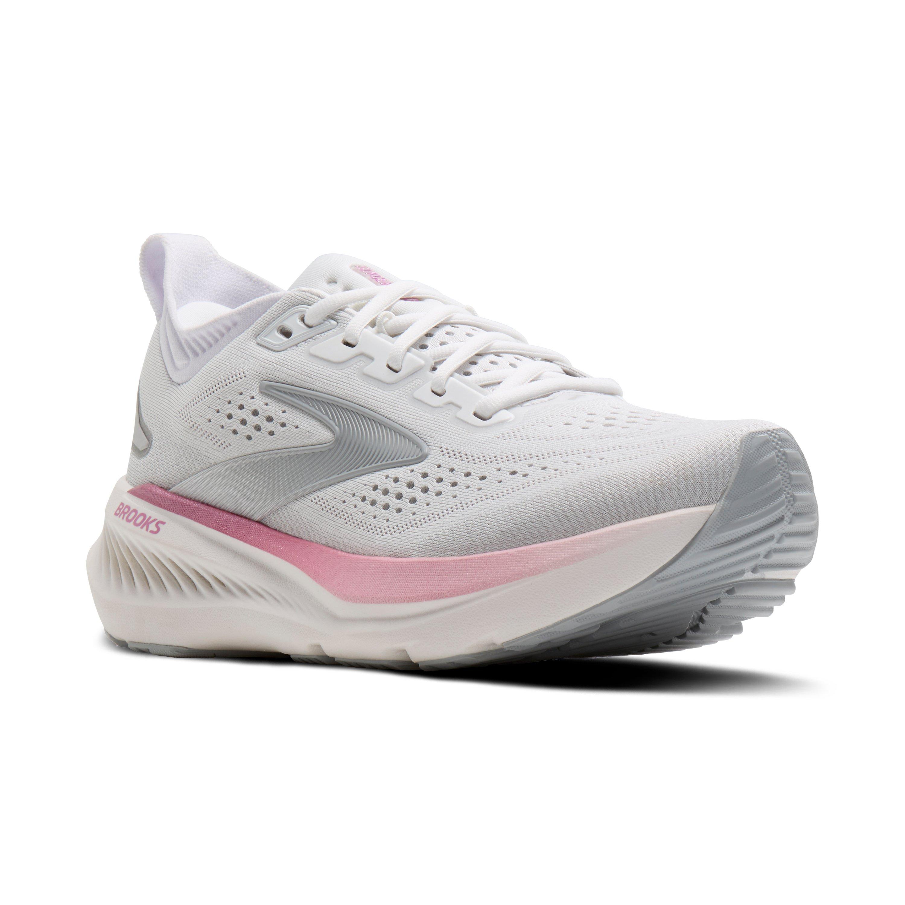 Brooks Glycerin 23 "White/Harbor Mist/Metallic" Women's Wide Running Shoe - WHITE/MIST/METALLIC
