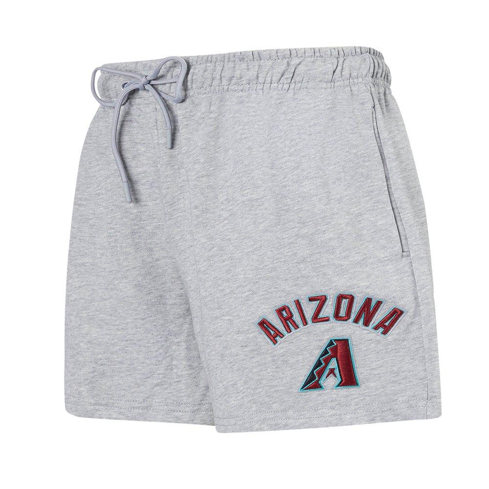 Pro Standard Women's MLB Arizona Diamondbacks Classic Fleece Shorts -Grey - GREY Thumbnail View 3