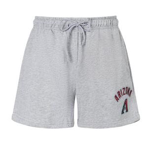 Pro Standard Women's MLB Arizona Diamondbacks Classic Fleece Shorts -Grey