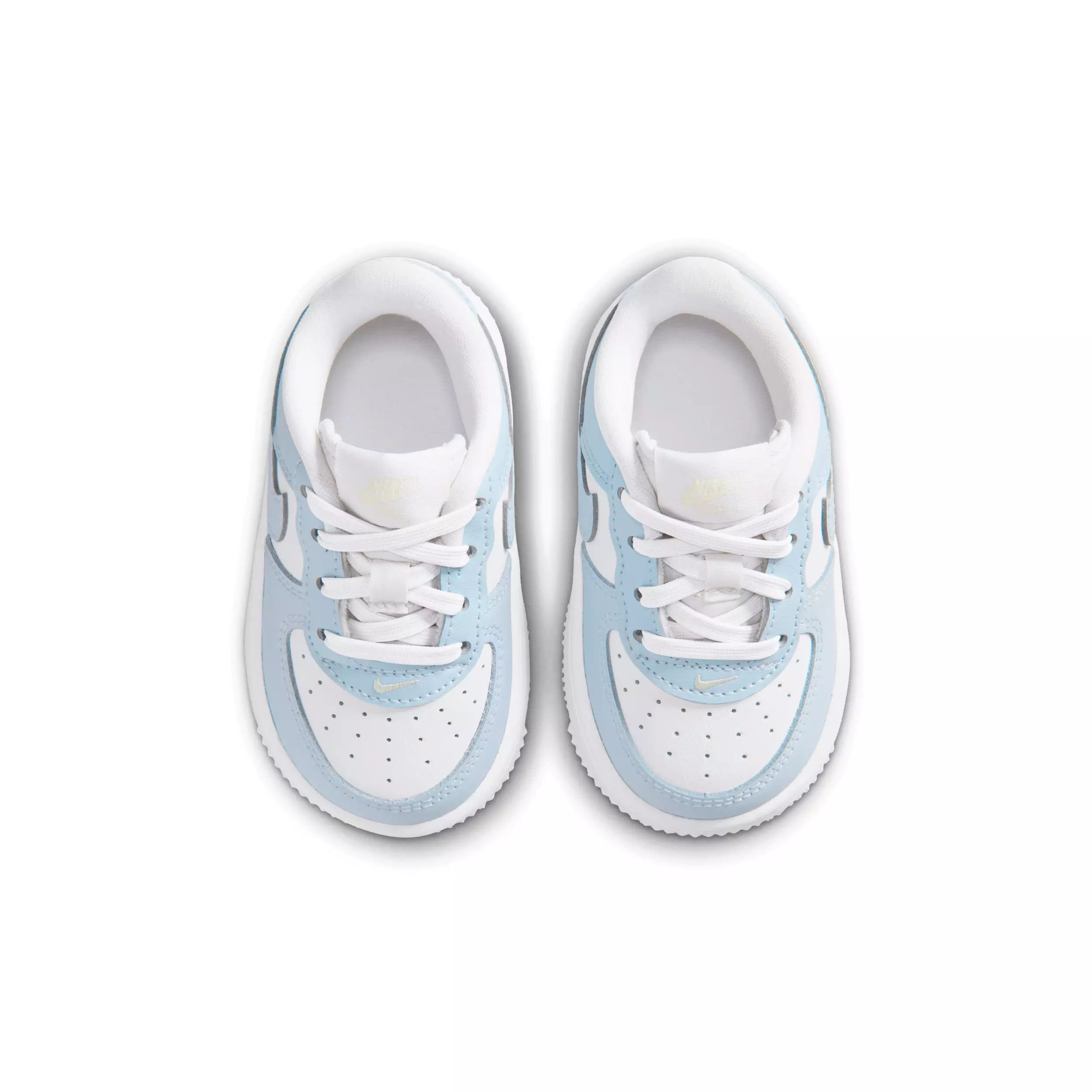 Nike Force 1 Low "Platinum Tint/Alabaster/White/Aura" Infant Girls' Shoe - PLATINUM/ALABASTER/WHITE/AURA
