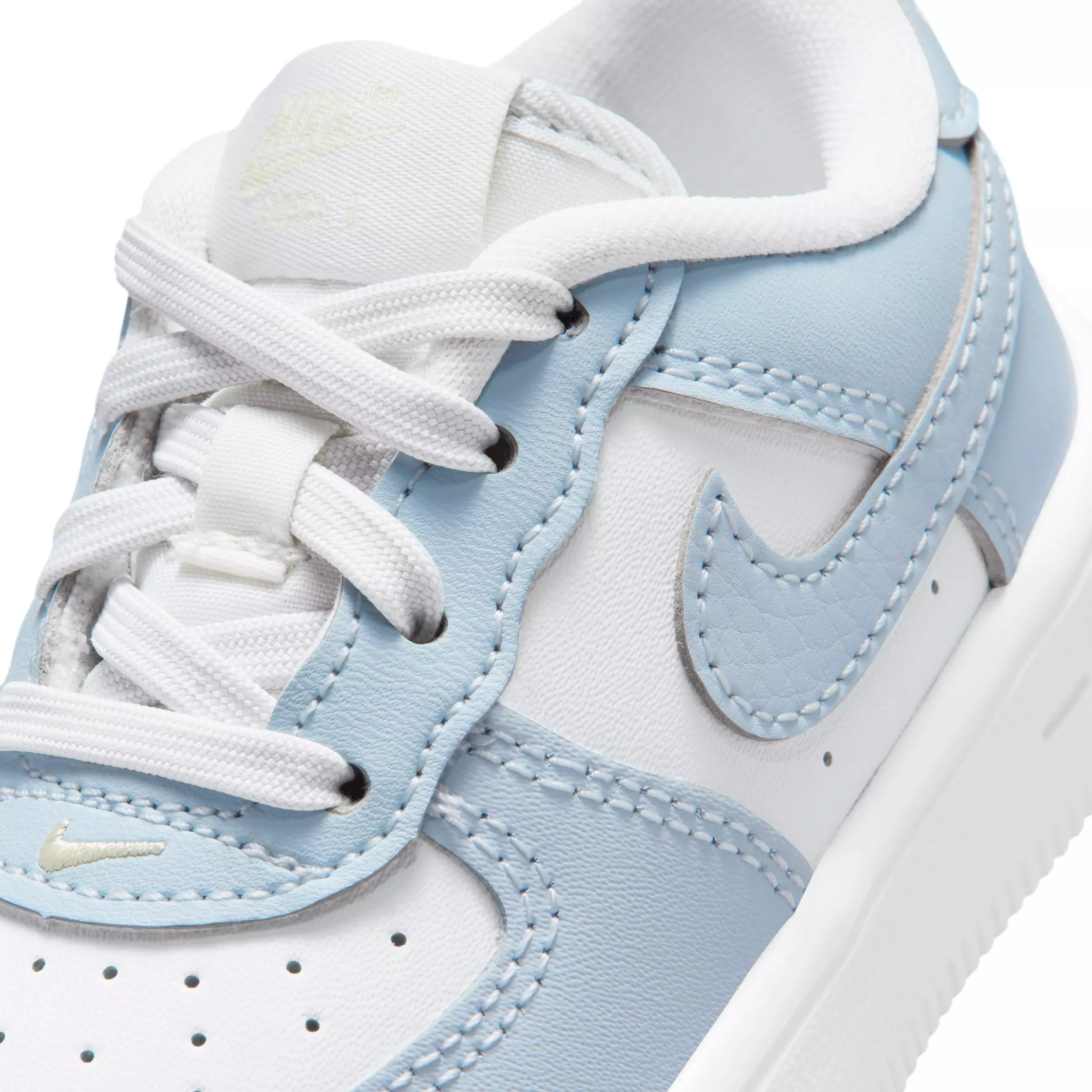 Nike Force 1 Low "Platinum Tint/Alabaster/White/Aura" Infant Girls' Shoe - PLATINUM/ALABASTER/WHITE/AURA