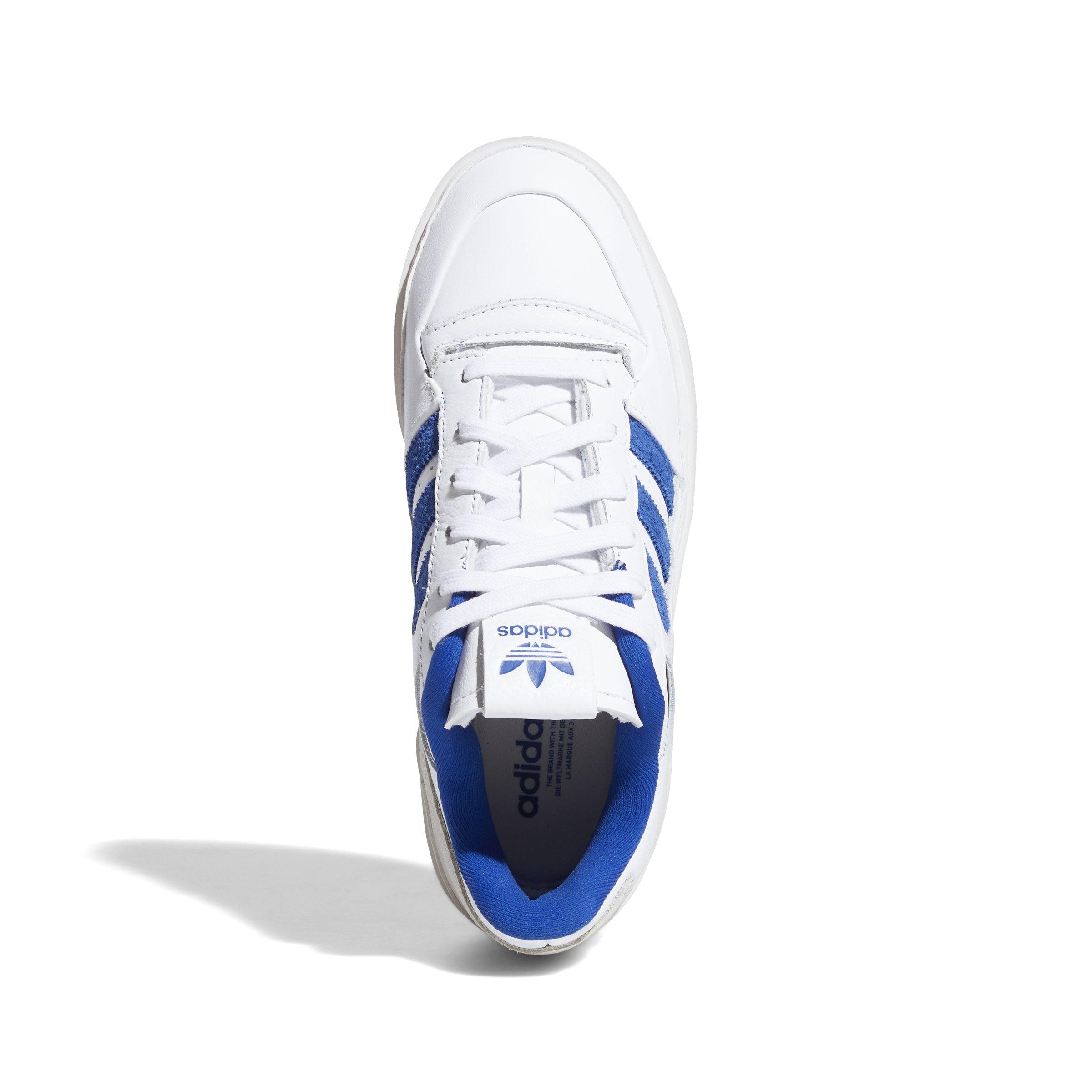 adidas Top Ten Hi White/Blue/Gold Men's Shoe - Hibbett