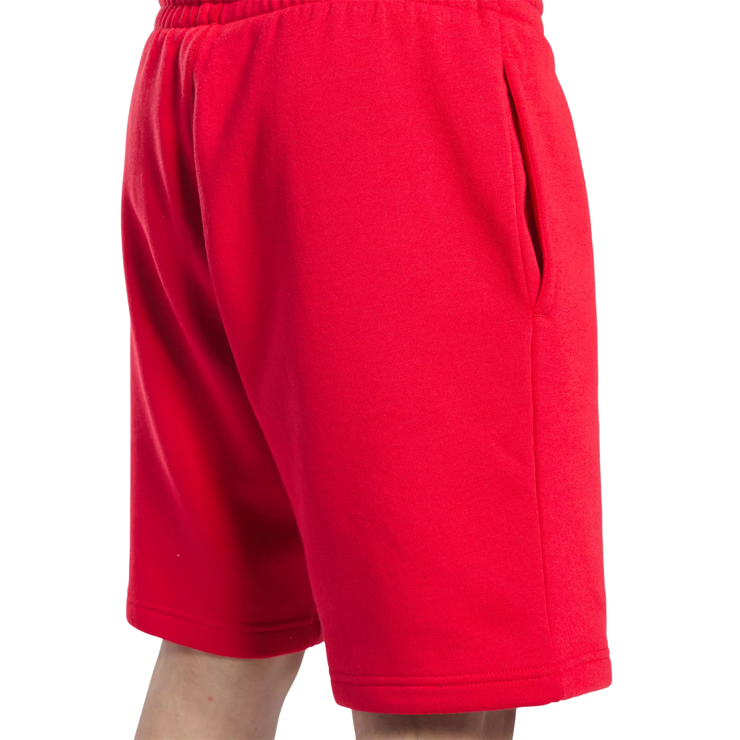 Reebok Men's Left Leg Logo Shorts - Red - RED