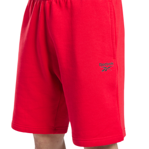 Reebok Men's Left Leg Logo Shorts - Red