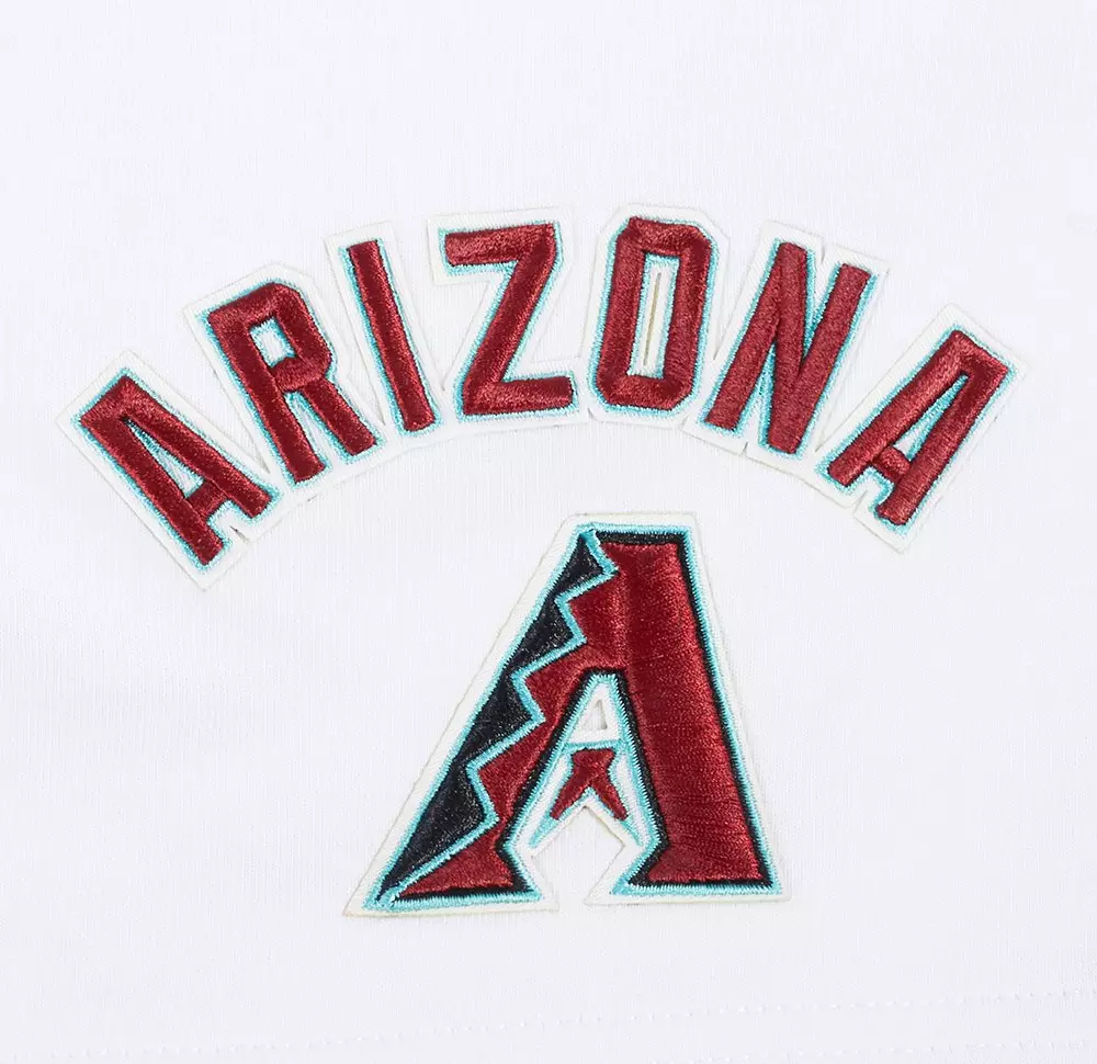 Pro Standard Women's MLB Arizona Diamondbacks Classic Fleece Shorts -White - WHITE