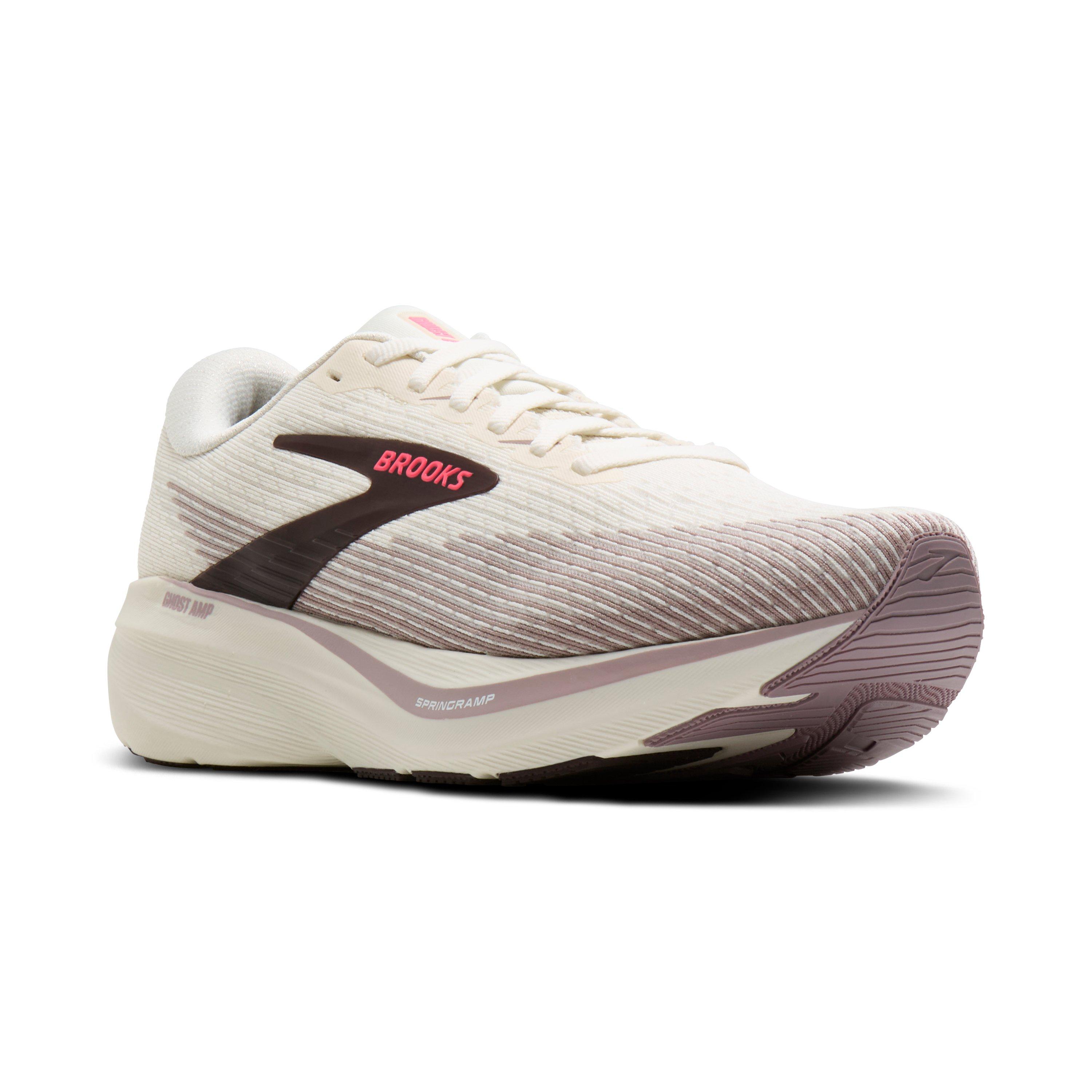 Brooks Ghost Amp "Arctic Wolf/Dove/Pink" Women's Running Shoe - WOLF/DOVE/PINK