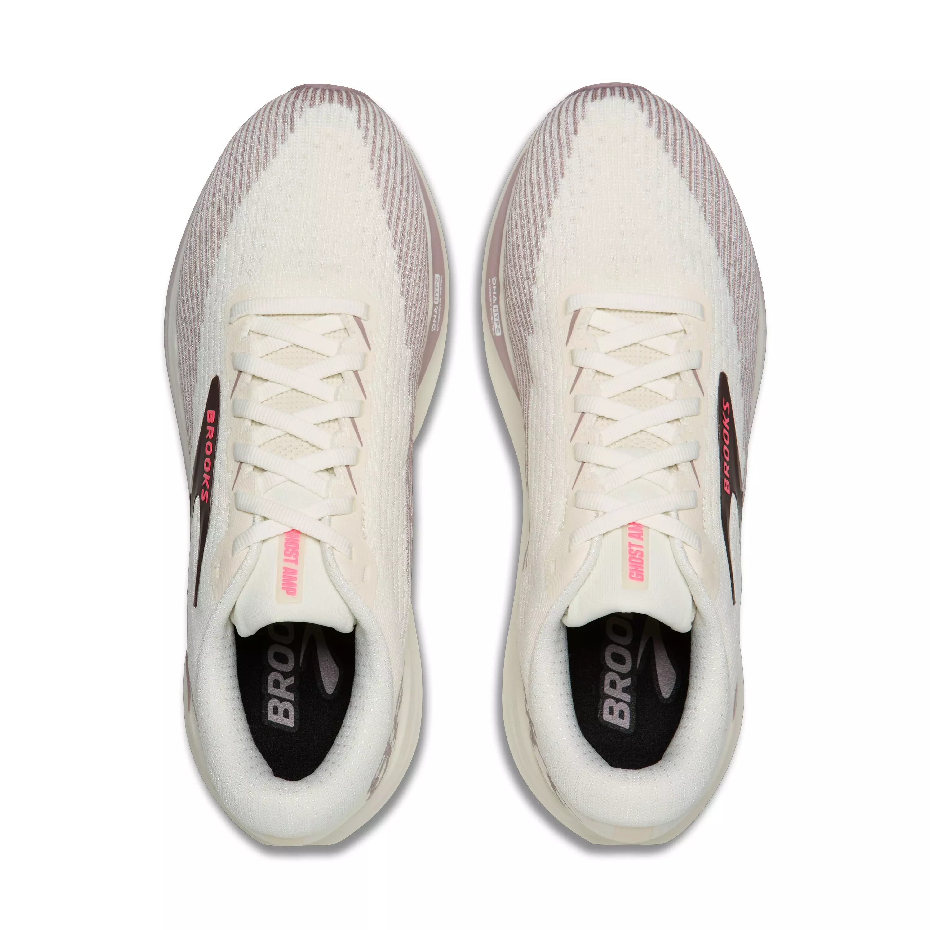 Brooks Ghost Amp "Arctic Wolf/Dove/Pink" Women's Running Shoe - WOLF/DOVE/PINK