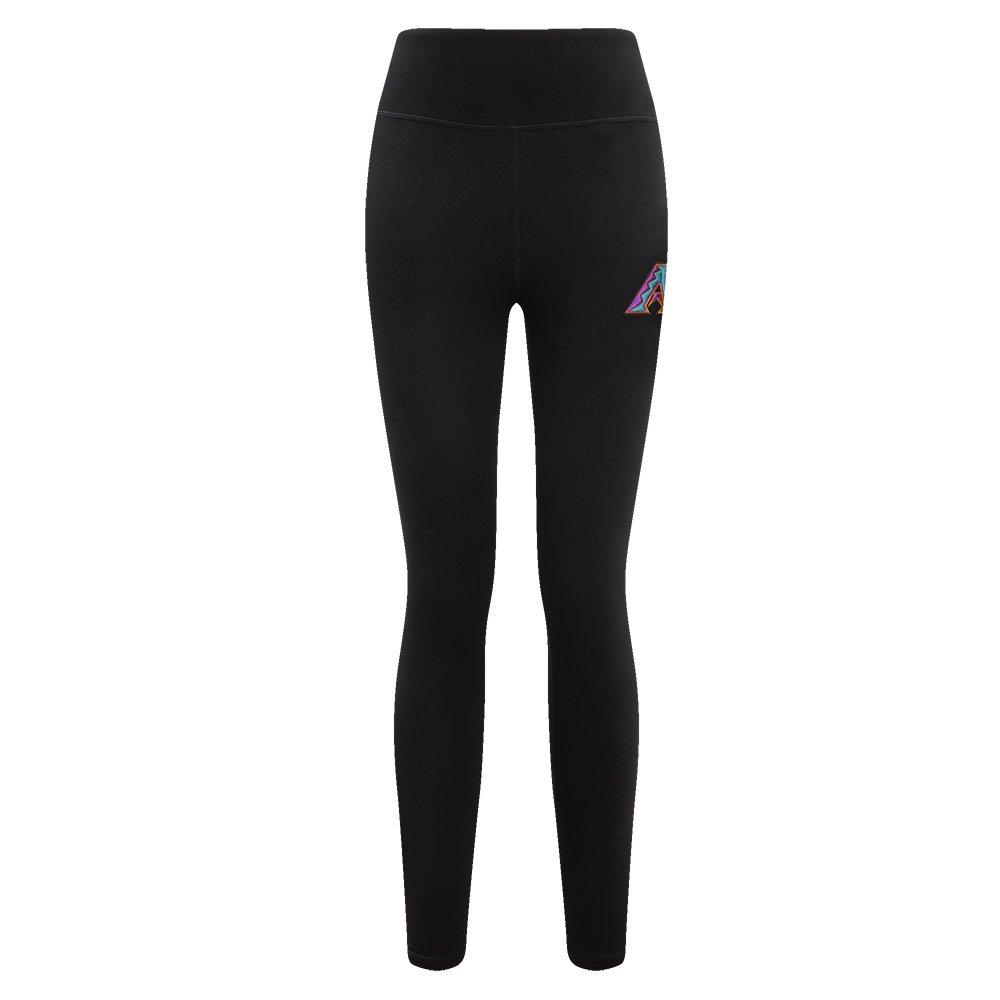 Pro Standard Women's MLB Arizona Diamondbacks Retro Classic Jersey Leggings - Black - BLACK Thumbnail View 1