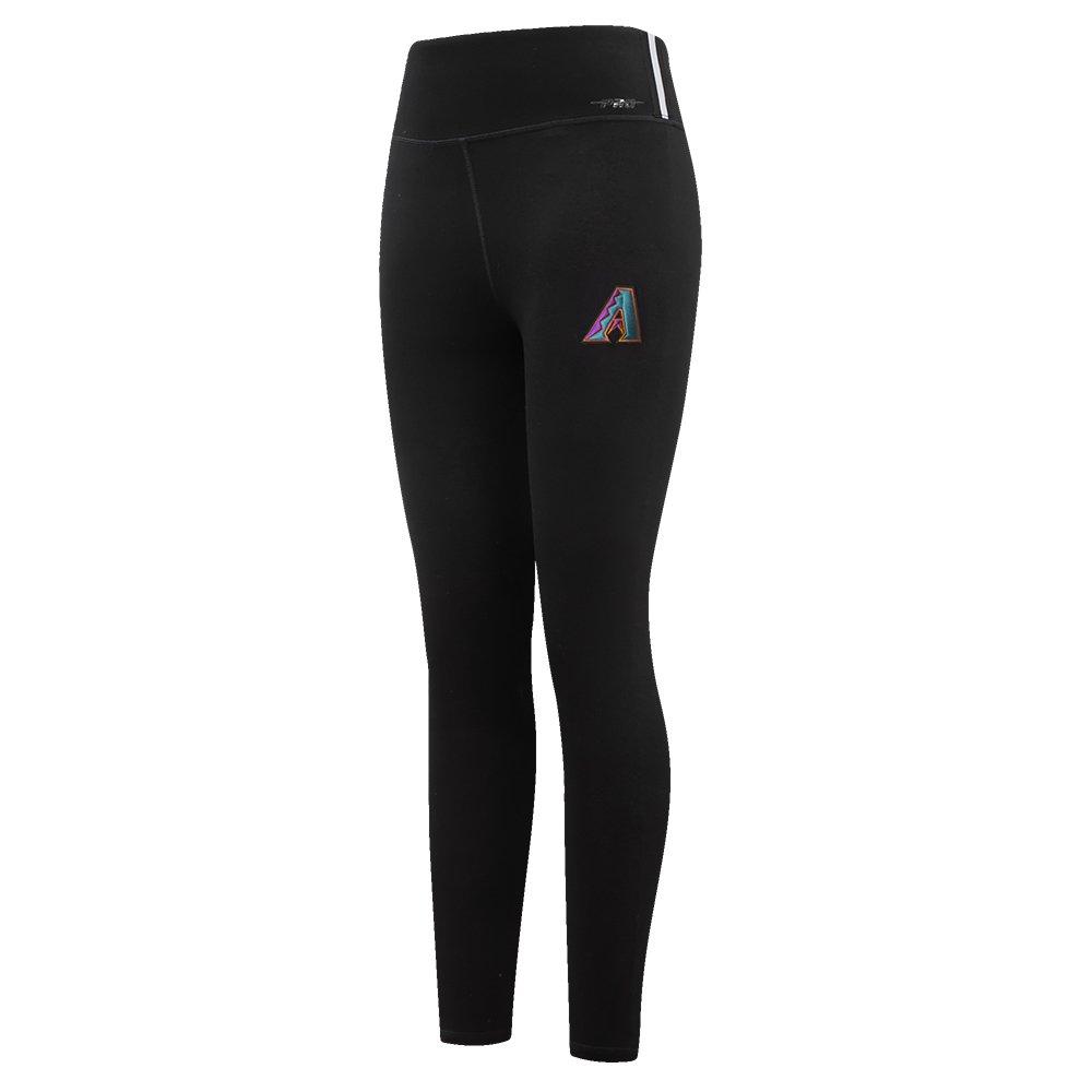 Pro Standard Women's MLB Arizona Diamondbacks Retro Classic Jersey Leggings - Black - BLACK Thumbnail View 3