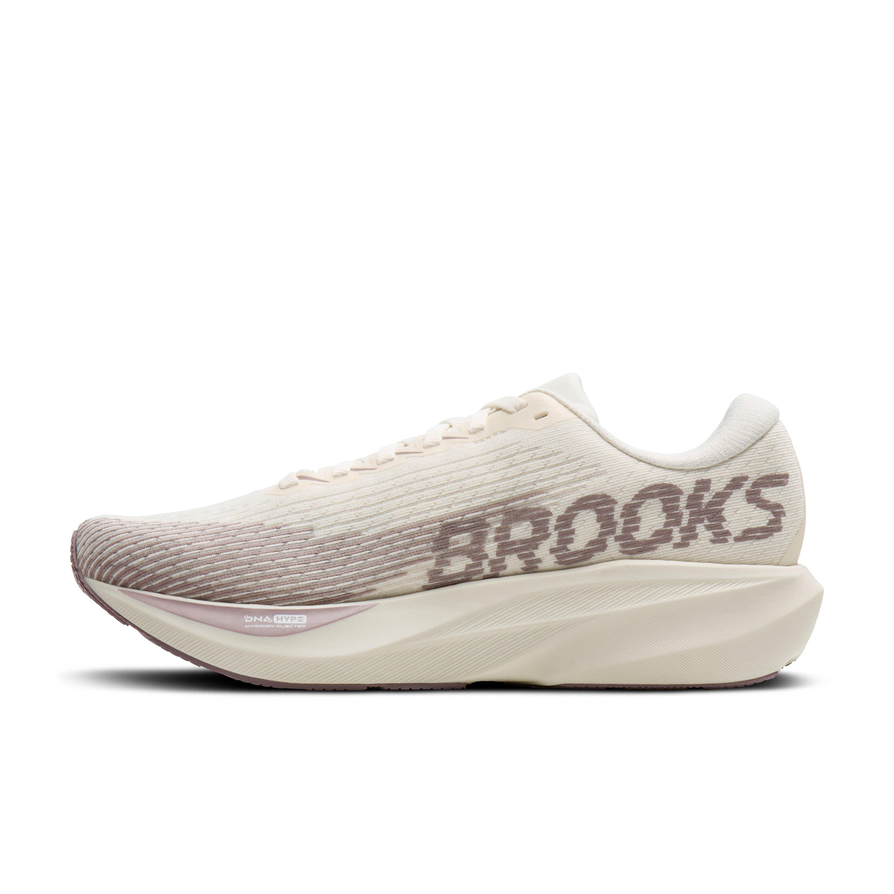 Brooks Ghost Amp "Arctic Wolf/Dove/Pink" Women's Wide Running Shoe - WOLF/DOVE/PINK