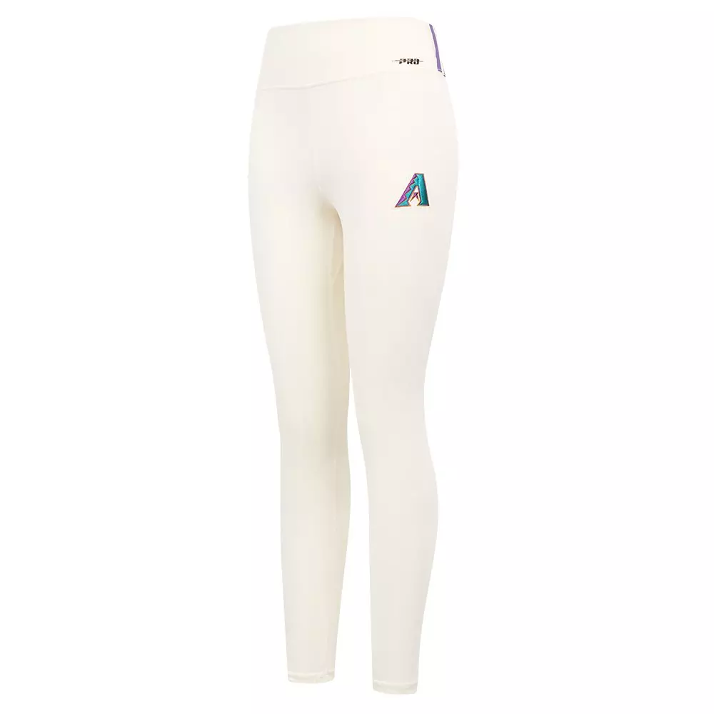Pro Standard Women's MLB Arizona Diamondbacks Retro Classic Jersey Leggings -Cream - CREAM