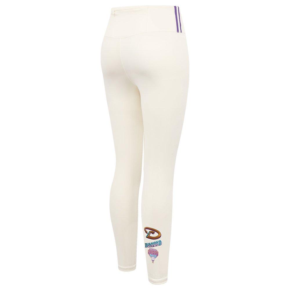Pro Standard Women's MLB Arizona Diamondbacks Retro Classic Jersey Leggings - Cream - CREAM Thumbnail View 4