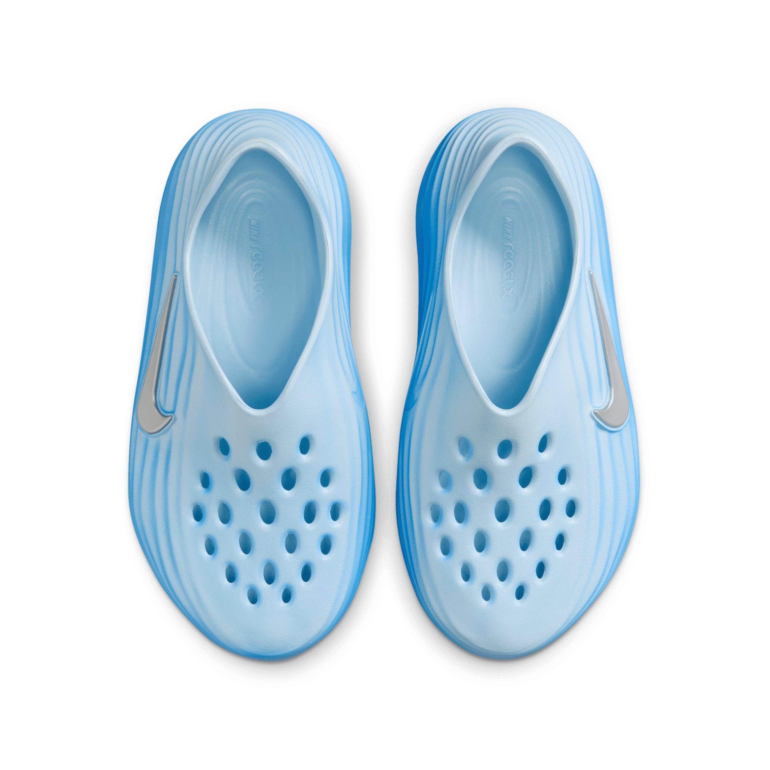 Nike ReactX Rejuven8 "Glacier Blue/University Blue/Metallic Silver" Preschool Boys' Shoe - BLUE/BLUE/SILVER Thumbnail View 4