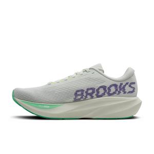 Brooks Ghost Amp "Grey/Grey/Paradise Green" Women's Running Shoe - GREY/GREY/GREEN