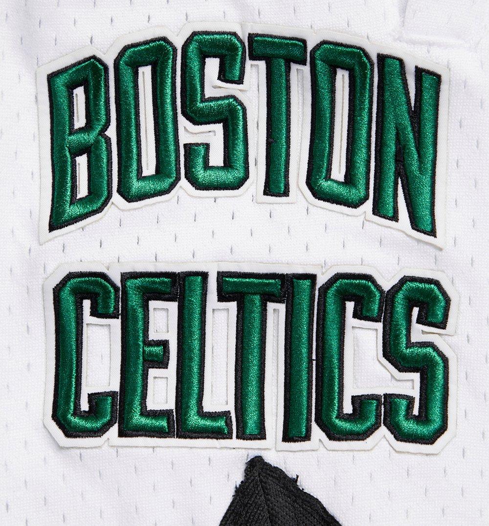 Pro Standard Men's NBA Boston Celtics Retro Classic Double Knit Shorts -Black - BLACK Thumbnail View 7