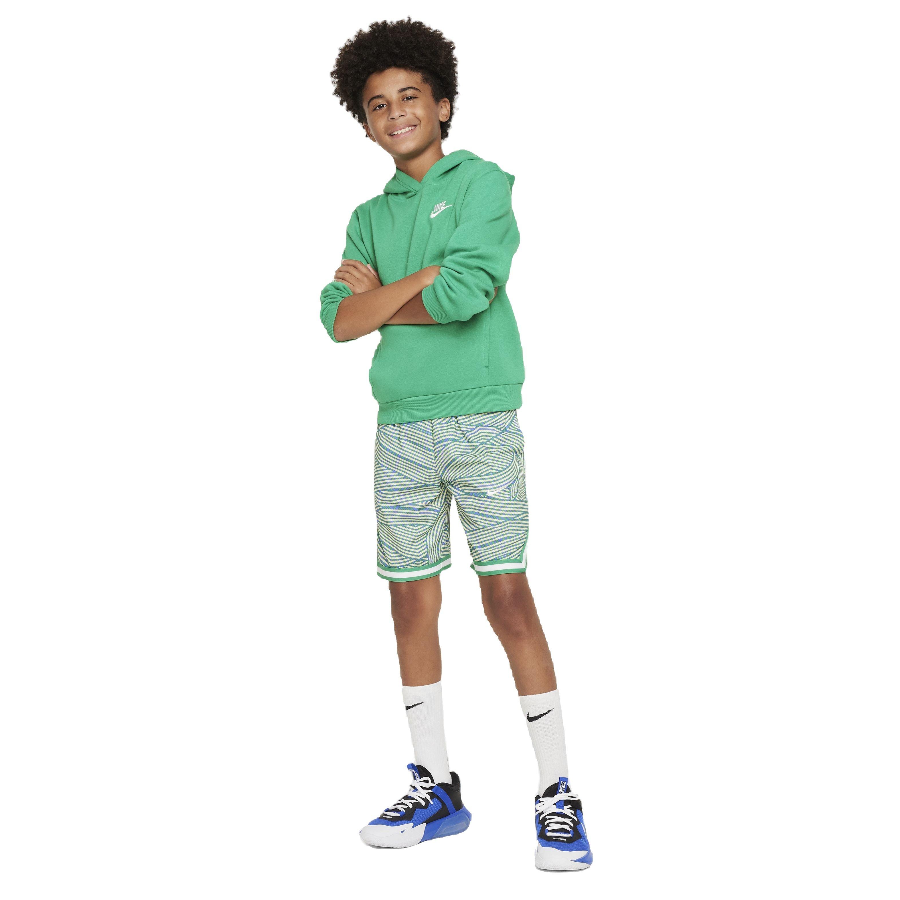 Nike Big Boys Dri FIT DNA Basketball Shorts Green Hibbett