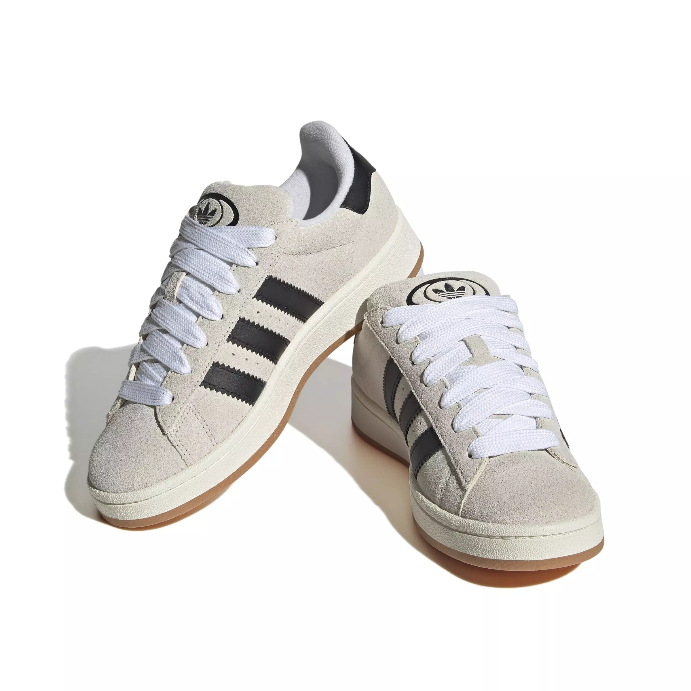 adidas Originals Campus 00s "Crystal White/Core Black/Off White" Unisex Shoe - WHITE/BLACK/OFF WHITE