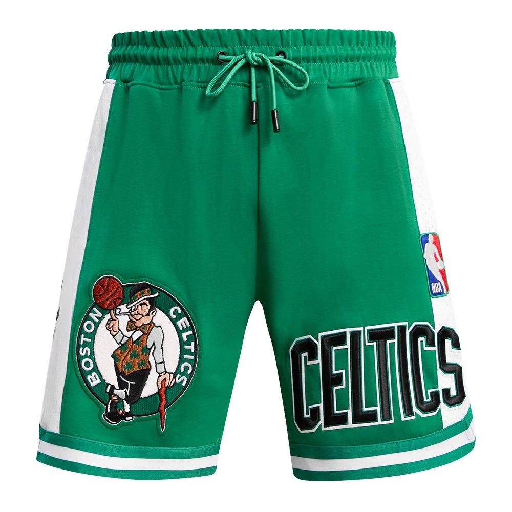 Pro Standard Men's NBA Boston Celtics Retro Classic Double Knit Shorts - Kelly Green - KELLY GREEN Thumbnail View 1