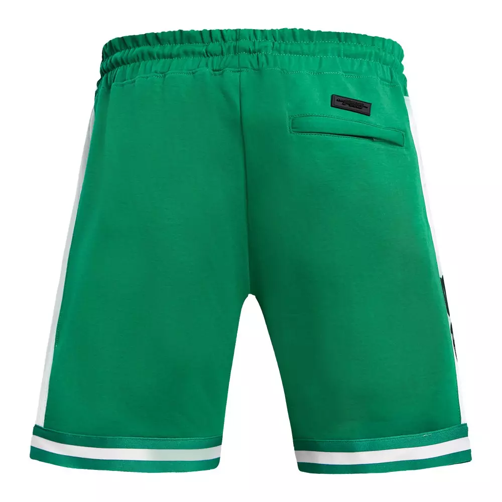 Pro Standard Men's NBA Boston Celtics Retro Classic Double Knit Shorts -Kelly Green - KELLY GREEN