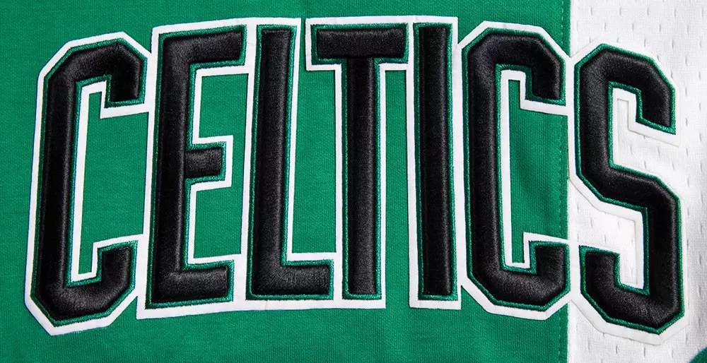 Pro Standard Men's NBA Boston Celtics Retro Classic Double Knit Shorts - Kelly Green - KELLY GREEN