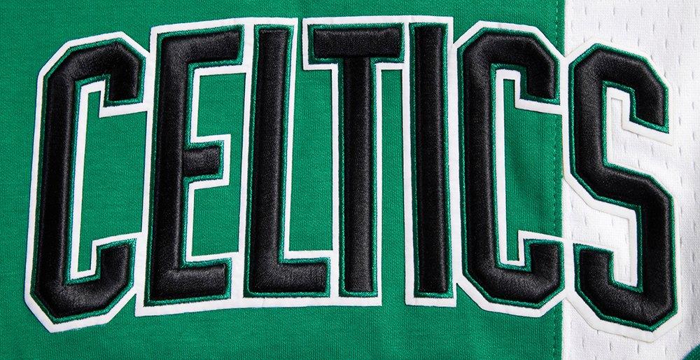 Pro Standard Men's NBA Boston Celtics Retro Classic Double Knit Shorts -Kelly Green - KELLY GREEN Thumbnail View 6